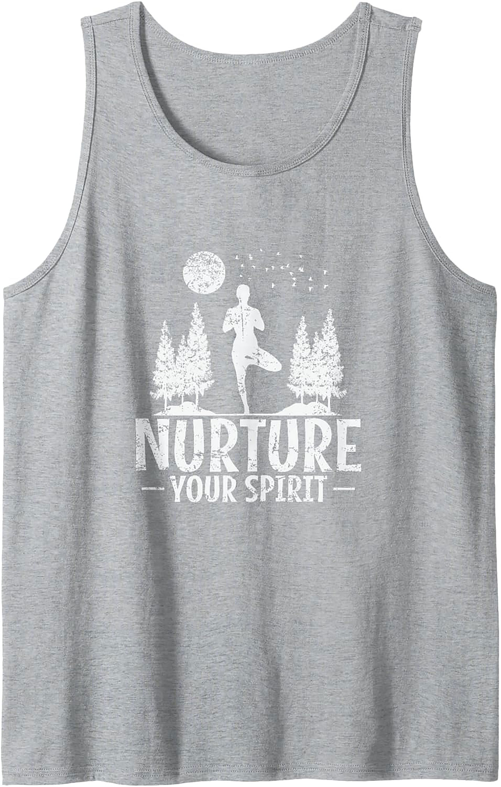 Nurture Your Spirit Yoga Tank Top Breathable Sleeveless Shirt