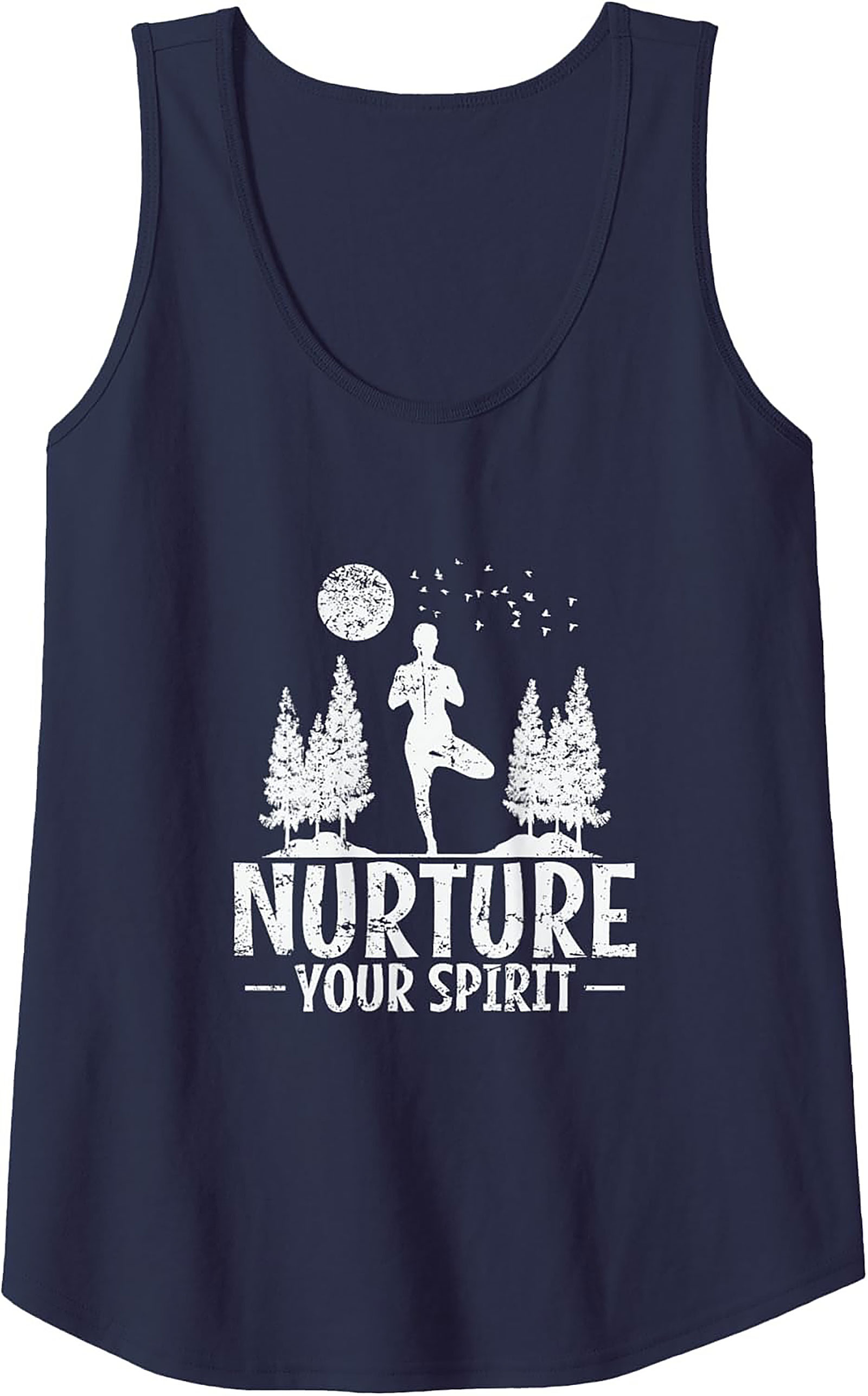 Nurture Your Spirit Yoga Tank Top Breathable Sleeveless Shirt