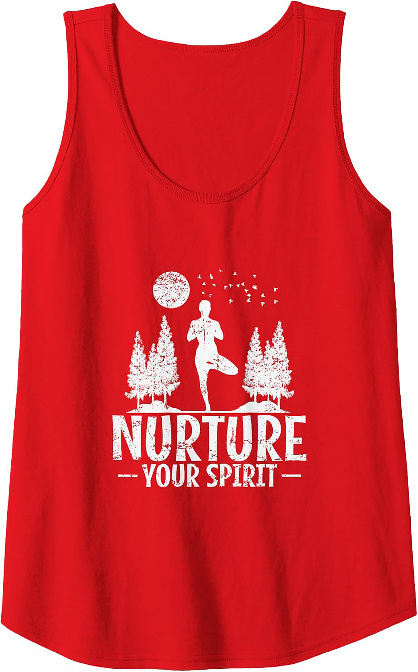 Nurture Your Spirit Yoga Tank Top Breathable Sleeveless Shirt