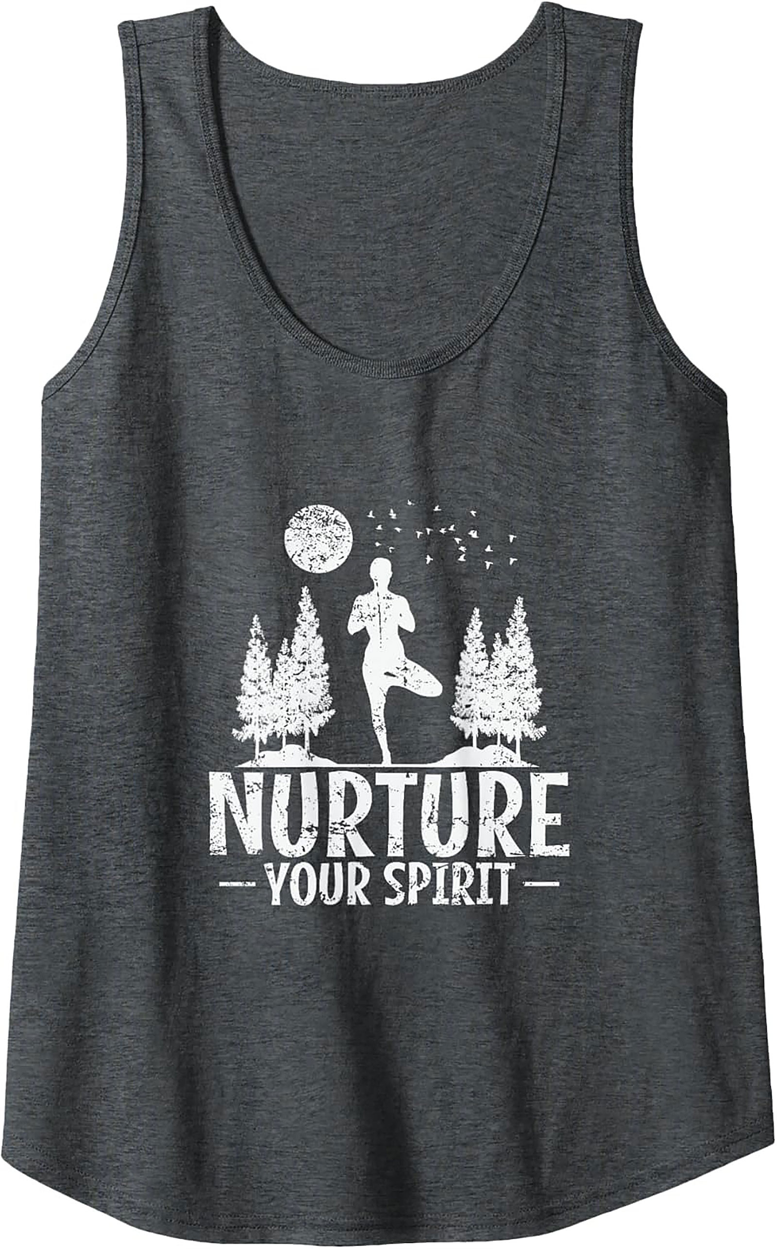 Nurture Your Spirit Yoga Tank Top Breathable Sleeveless Shirt