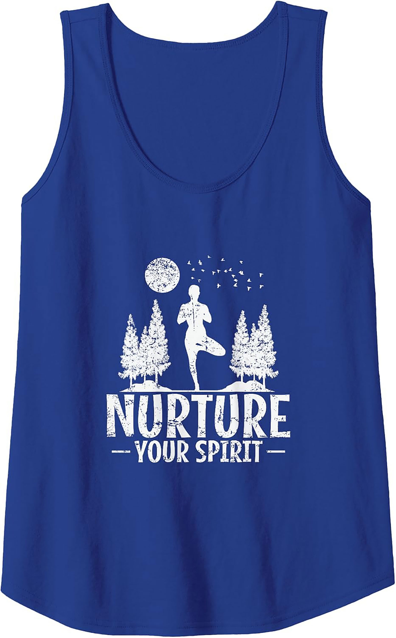Nurture Your Spirit Yoga Tank Top Breathable Sleeveless Shirt
