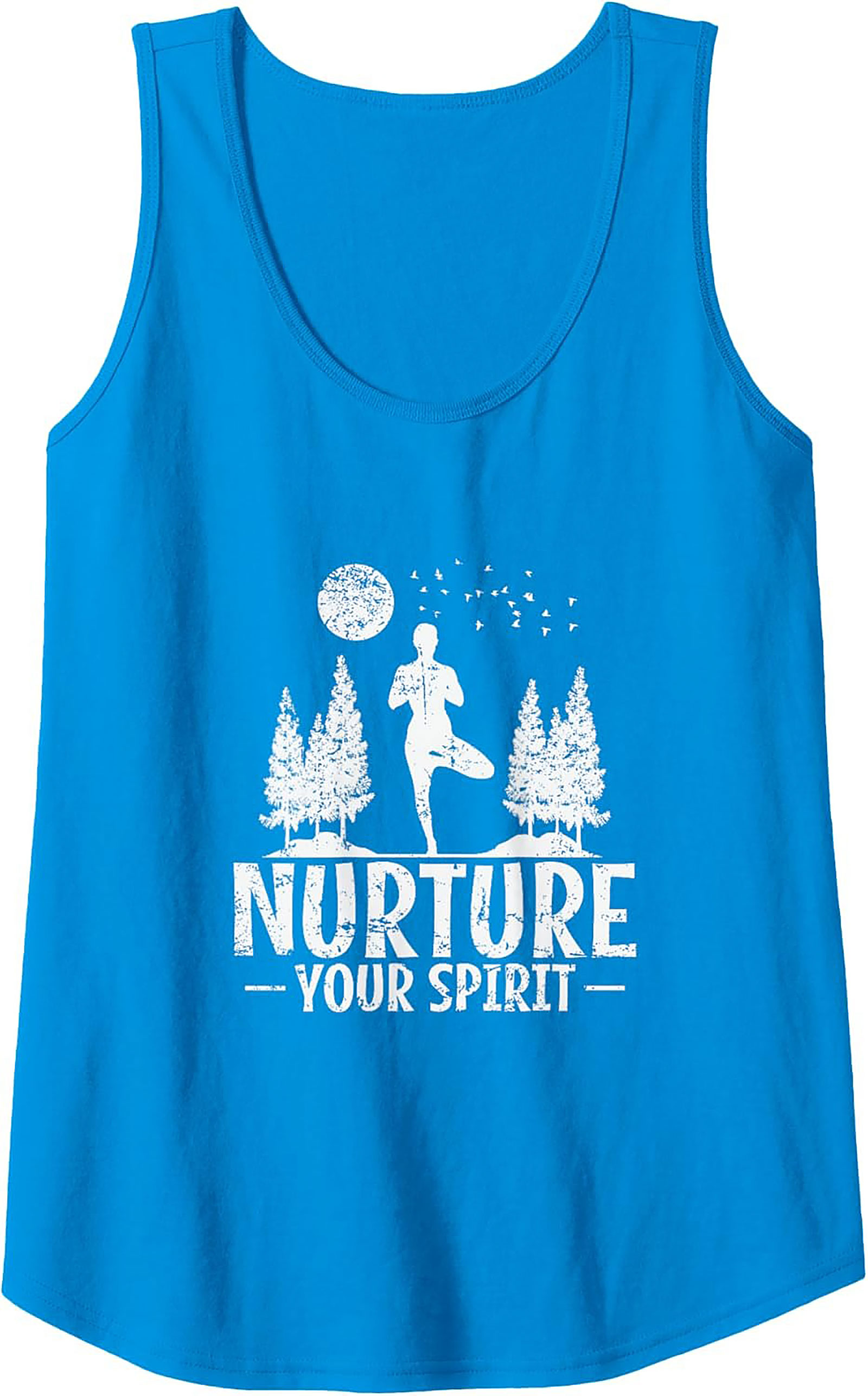 Nurture Your Spirit Yoga Tank Top Breathable Sleeveless Shirt