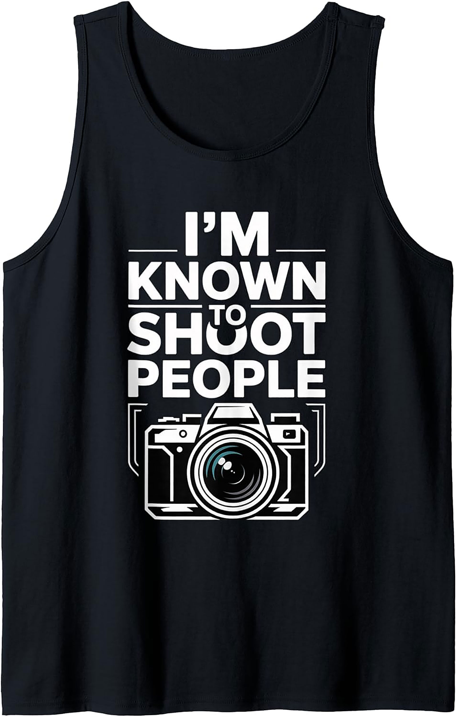 Funny Photographer Tank Top | Camera Sleeveless Shirt Gift