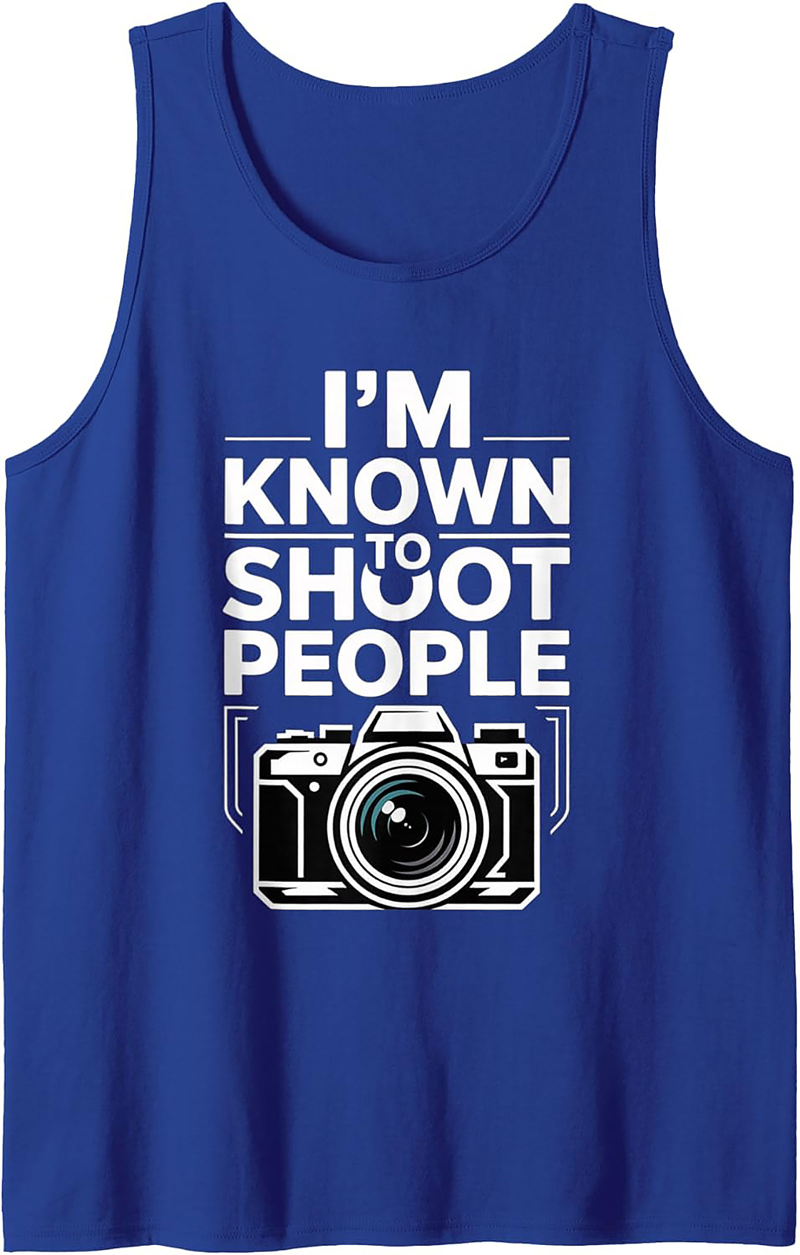 Funny Photographer Tank Top | Camera Sleeveless Shirt Gift