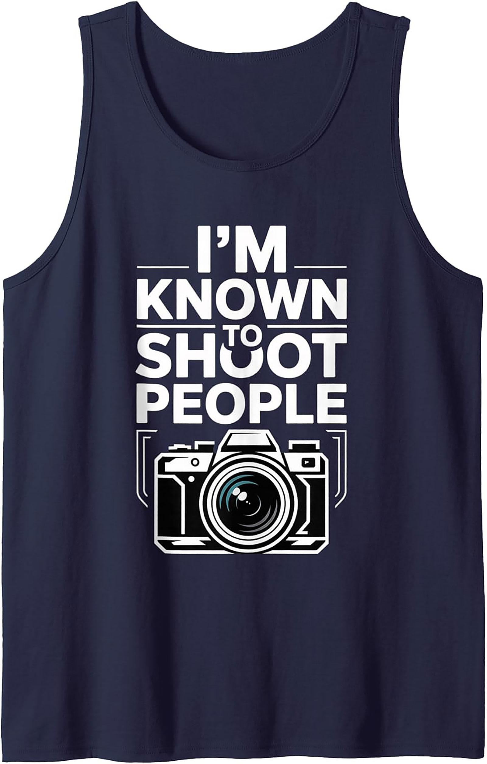 Funny Photographer Tank Top | Camera Sleeveless Shirt Gift