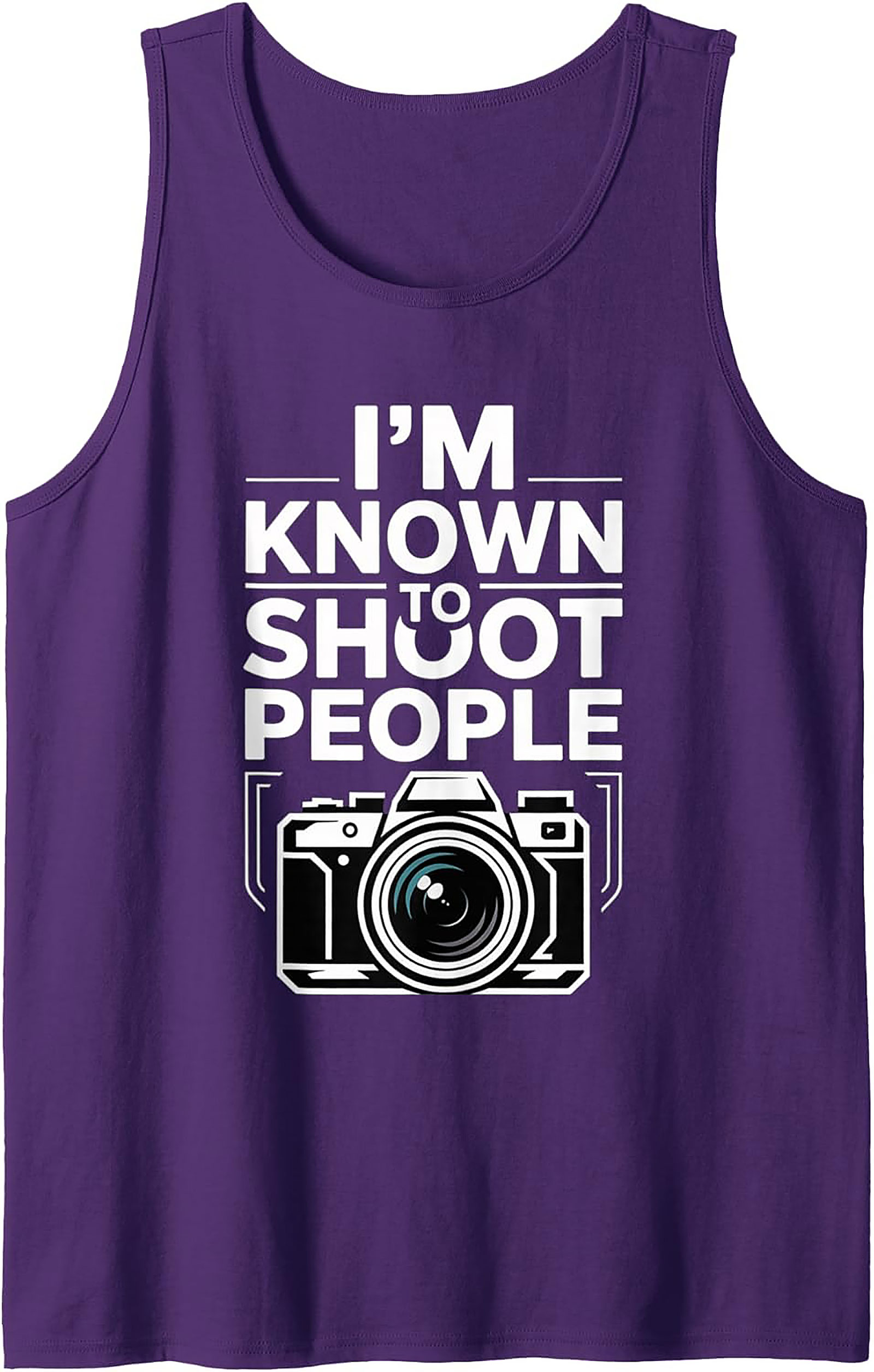 Funny Photographer Tank Top | Camera Sleeveless Shirt Gift