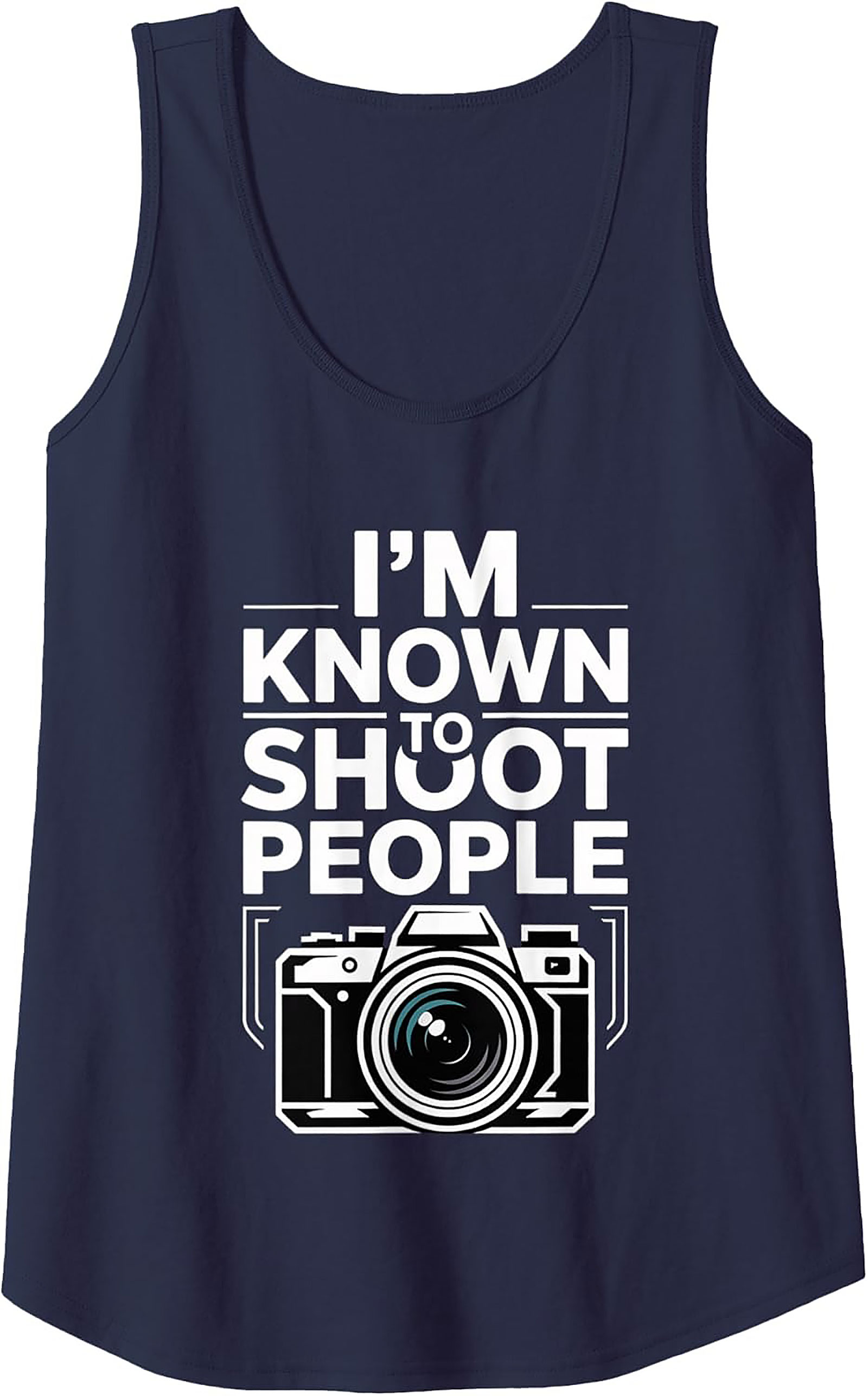 Funny Photographer Tank Top | Camera Sleeveless Shirt Gift