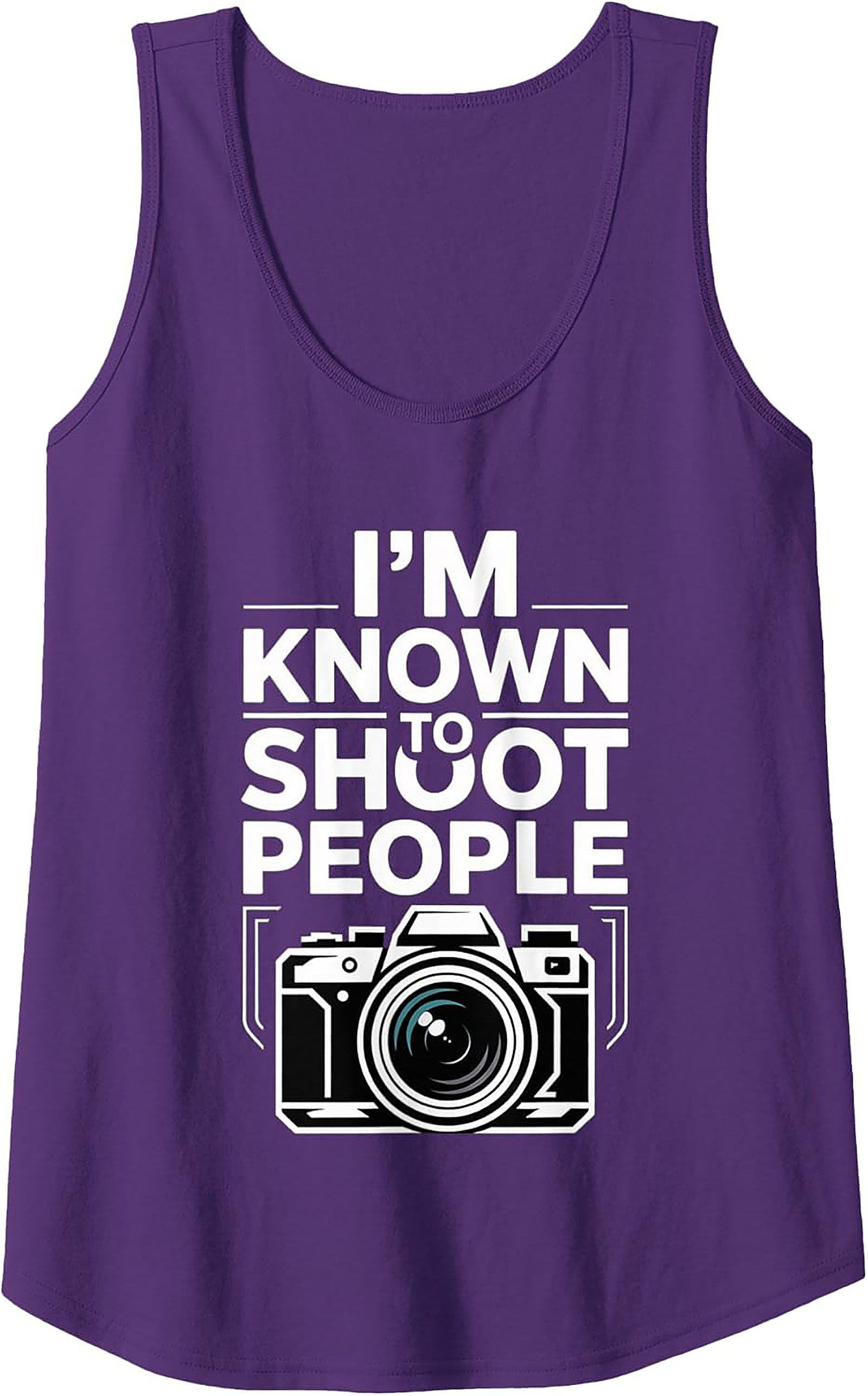 Funny Photographer Tank Top | Camera Sleeveless Shirt Gift