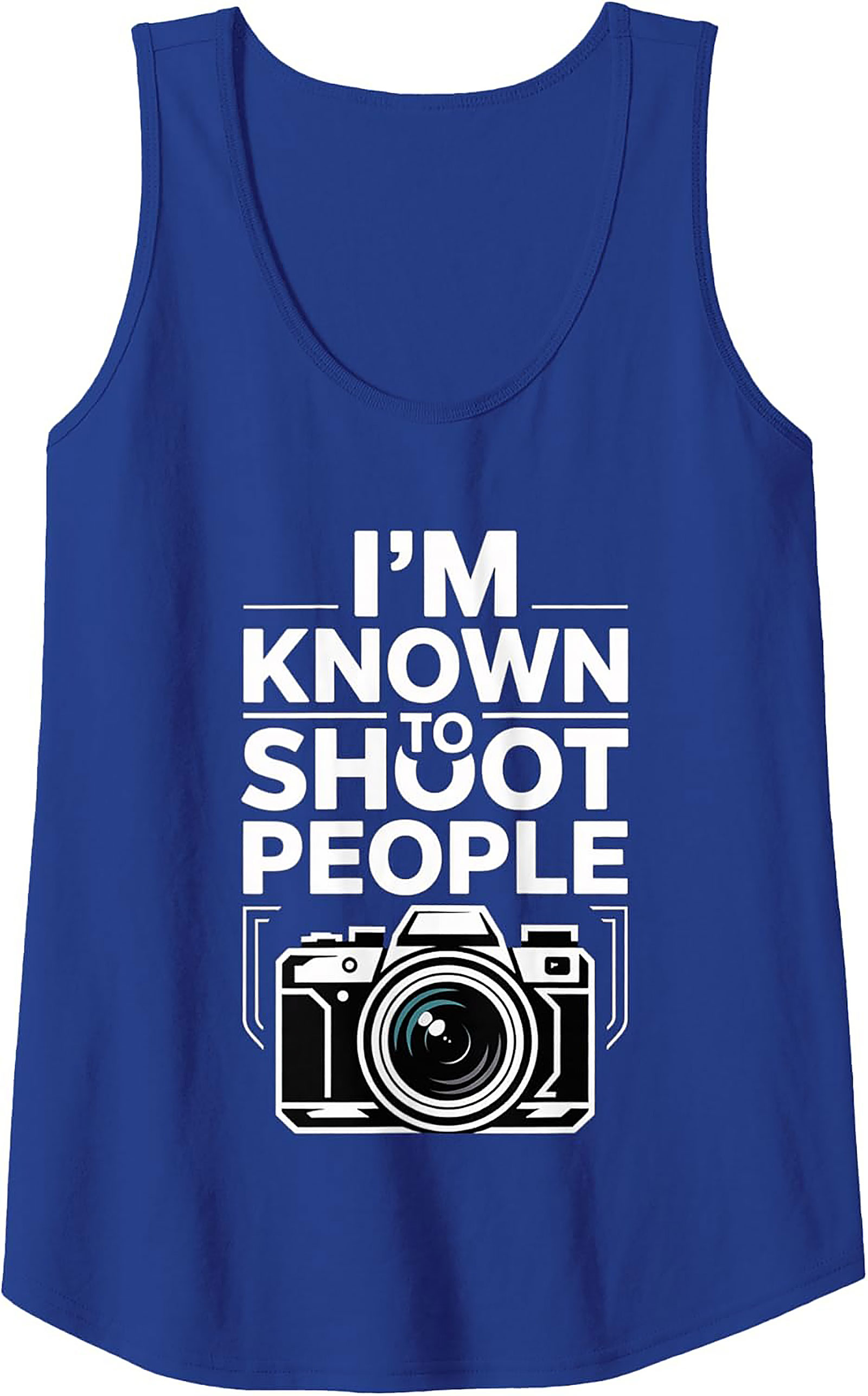 Funny Photographer Tank Top | Camera Sleeveless Shirt Gift