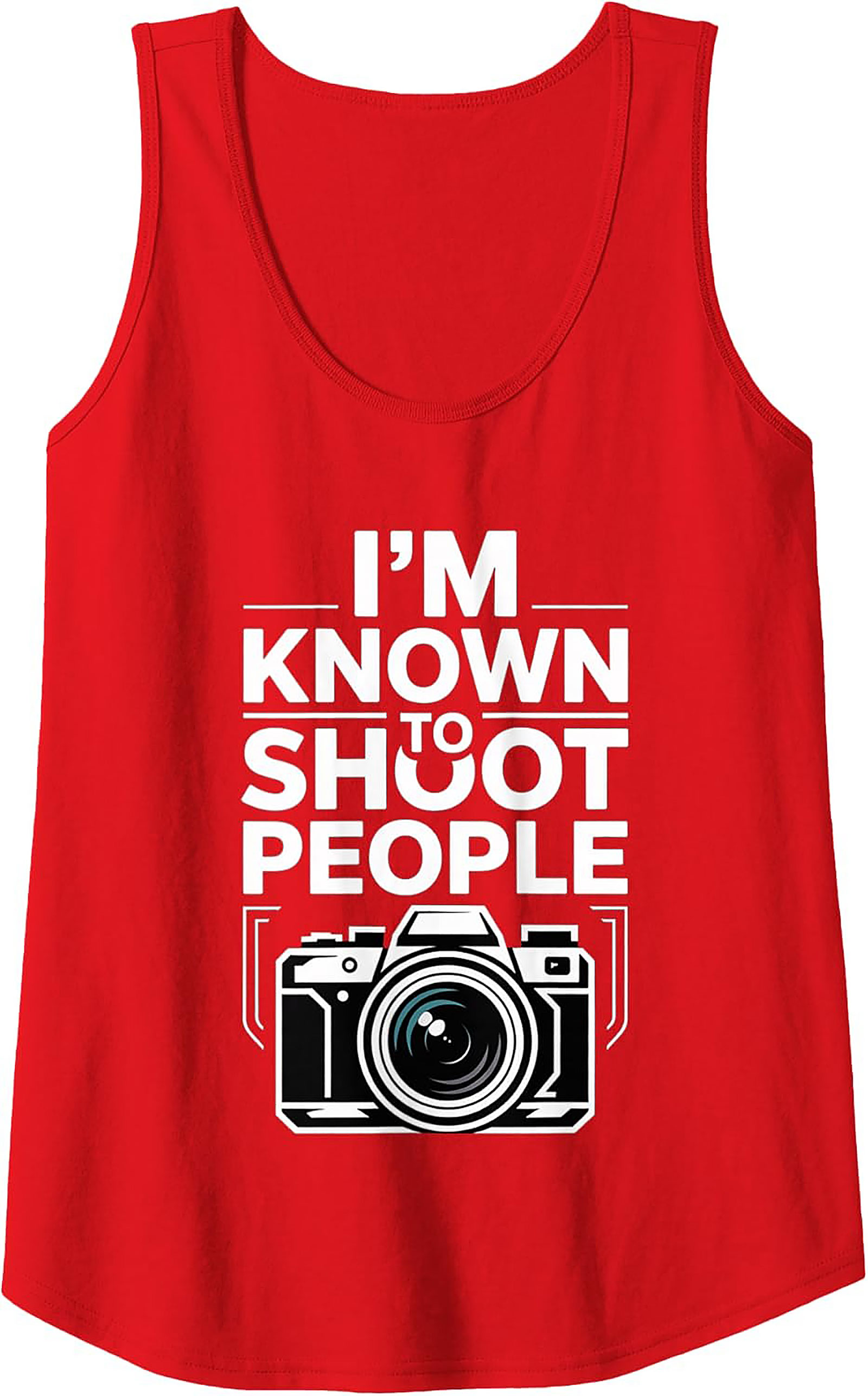 Funny Photographer Tank Top | Camera Sleeveless Shirt Gift