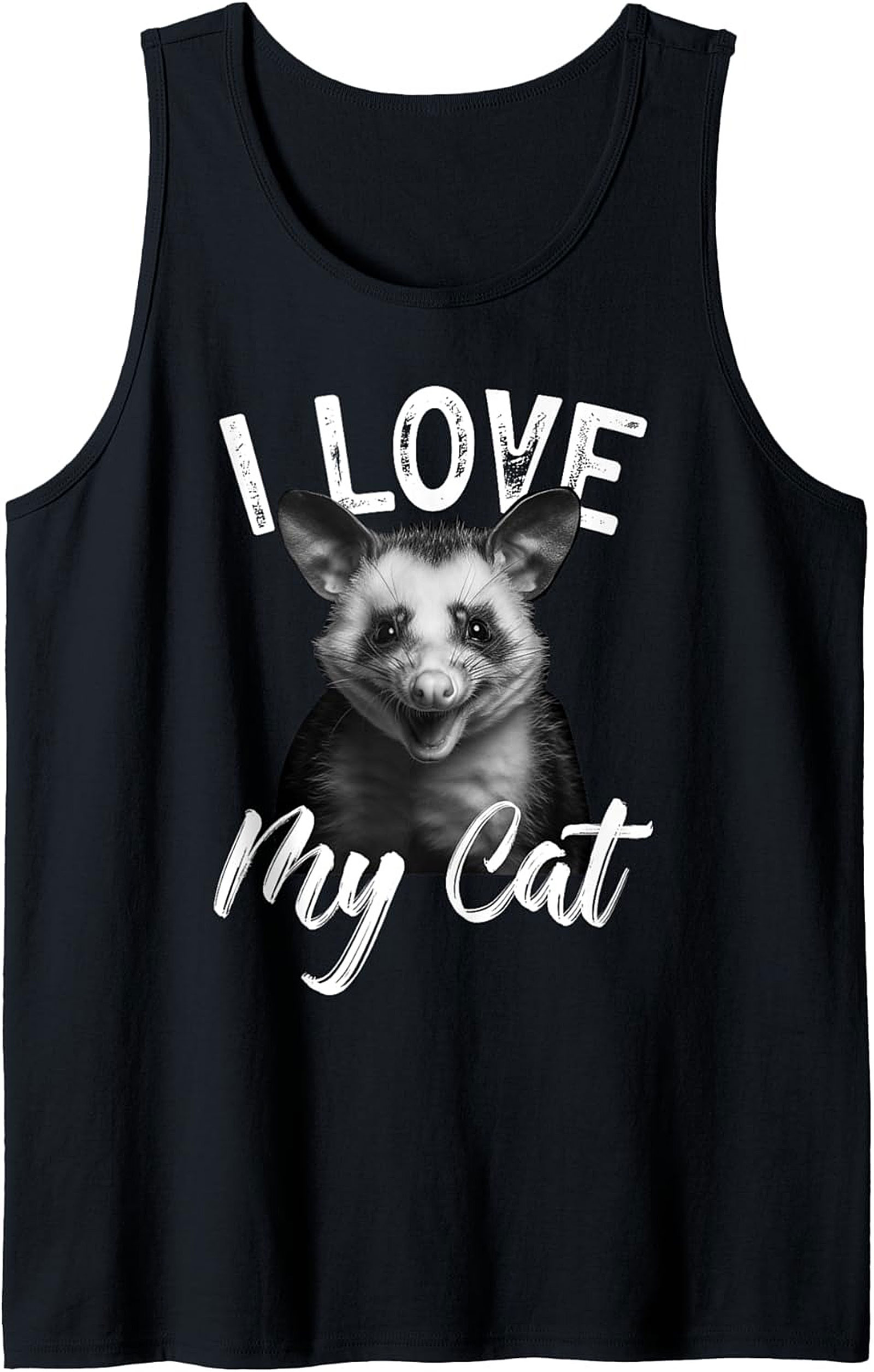 Funny Opossum Tank Top - Possum Lover Graphic Tank