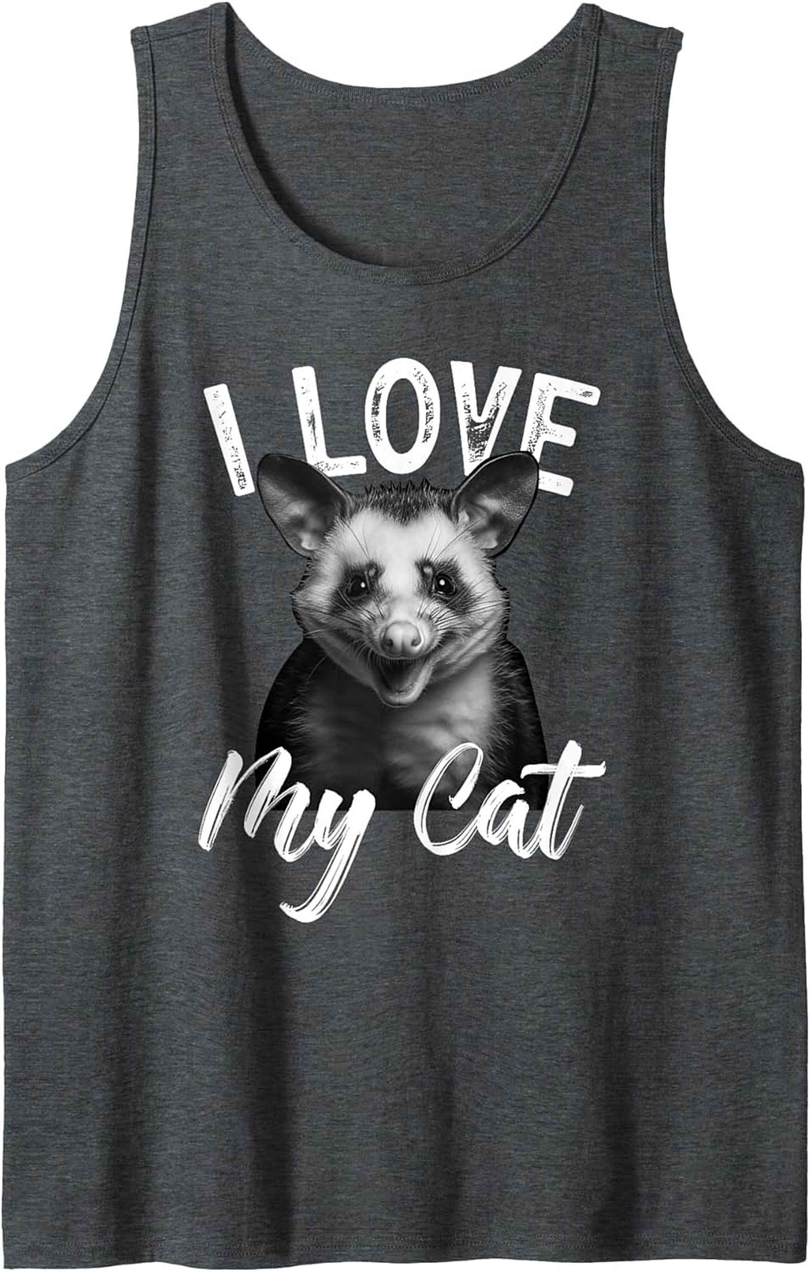 Funny Opossum Tank Top - Possum Lover Graphic Tank
