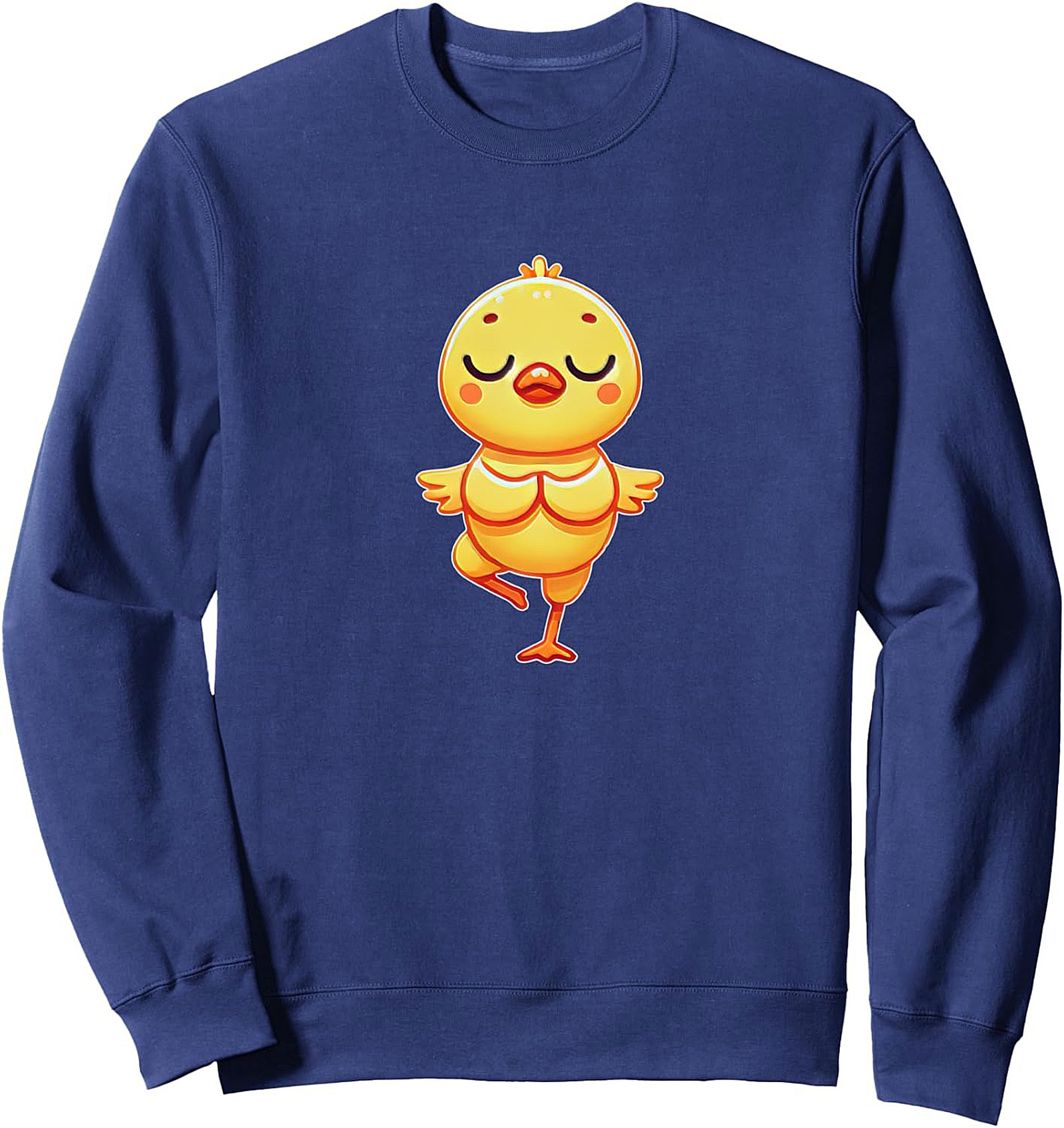 Zen Chick Yoga Crewneck Sweatshirt Cozy Pullover Gift