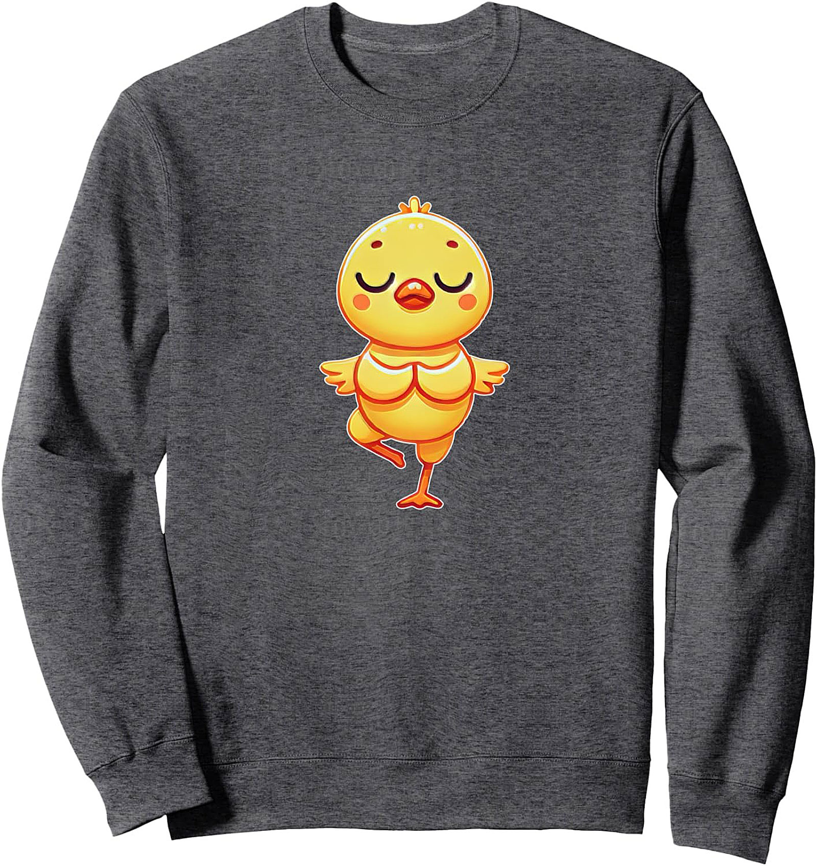 Zen Chick Yoga Crewneck Sweatshirt Cozy Pullover Gift