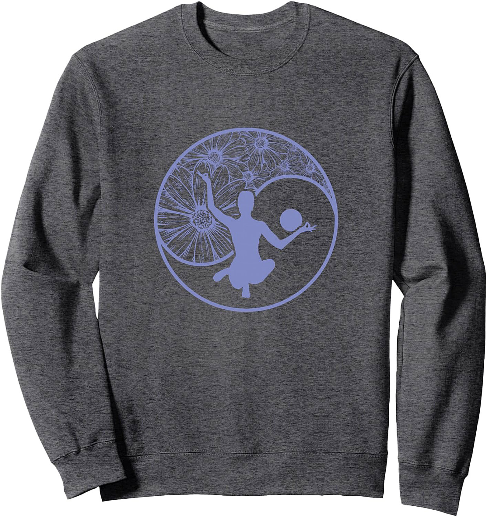 Mindfulness Yoga Crewneck Sweatshirt Cozy Pullover Gift