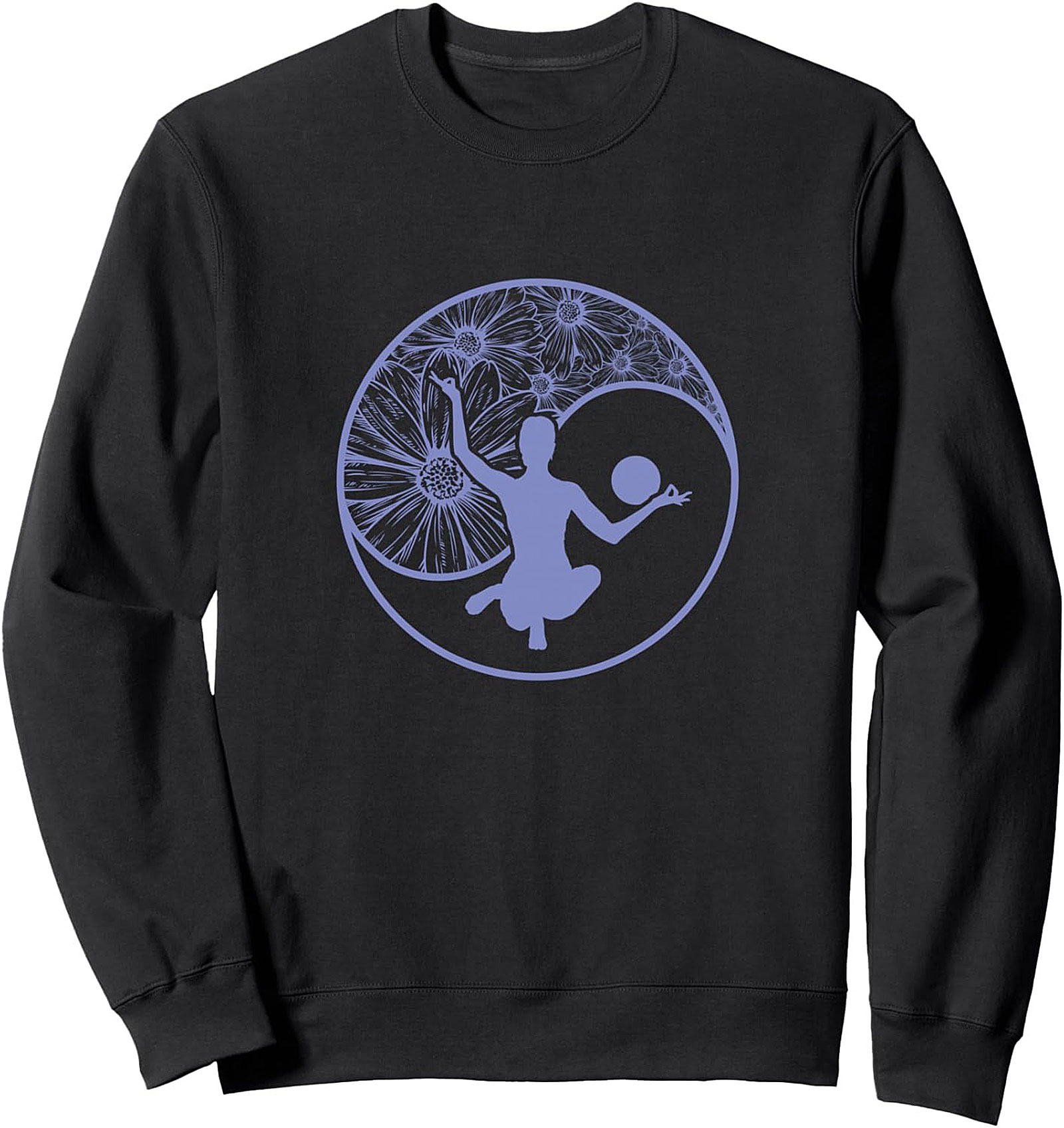 Mindfulness Yoga Crewneck Sweatshirt Cozy Pullover Gift
