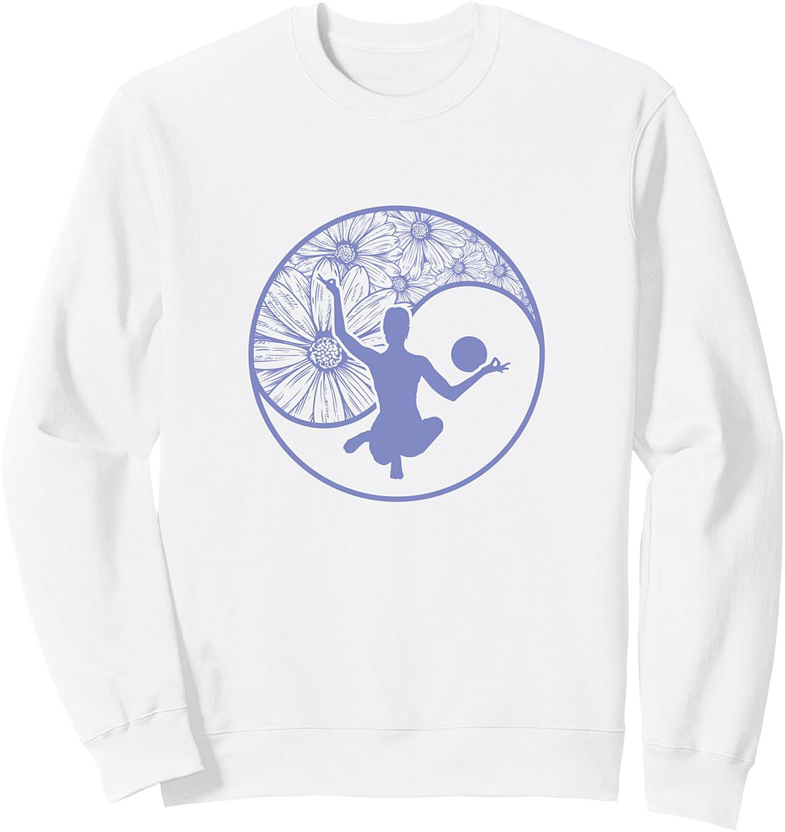 Mindfulness Yoga Crewneck Sweatshirt Cozy Pullover Gift
