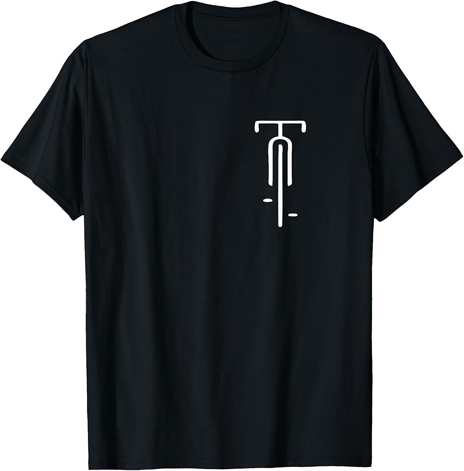 Minimalist Bike Graphic Tee | Cycling Enthusiast Unisex Shirt
