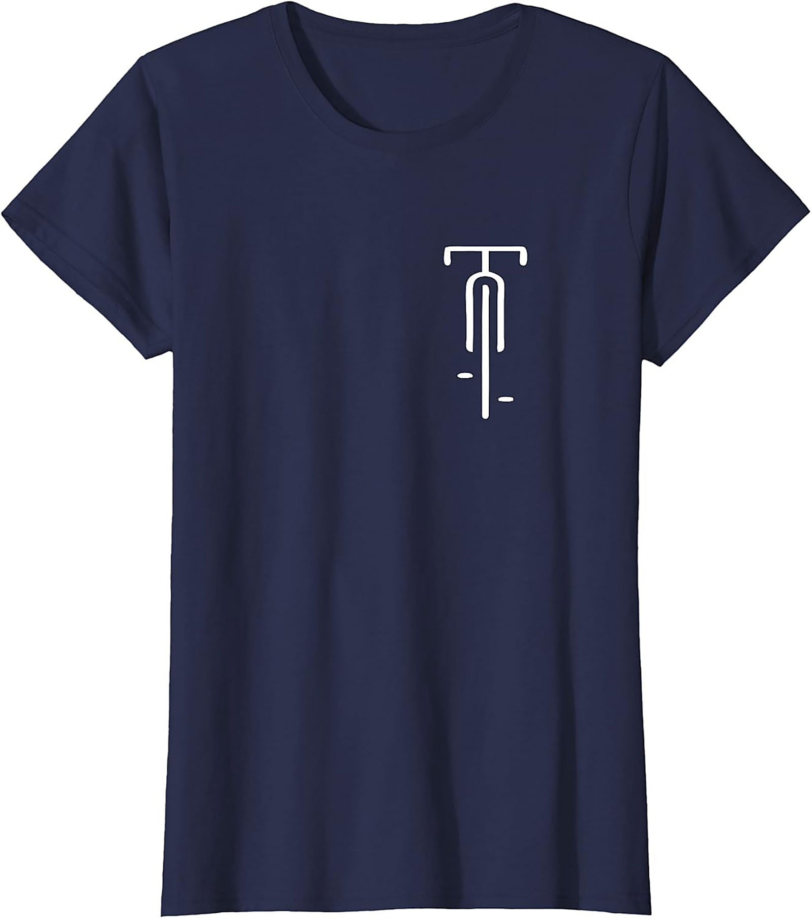 Minimalist Bike Graphic Tee | Cycling Enthusiast Unisex Shirt