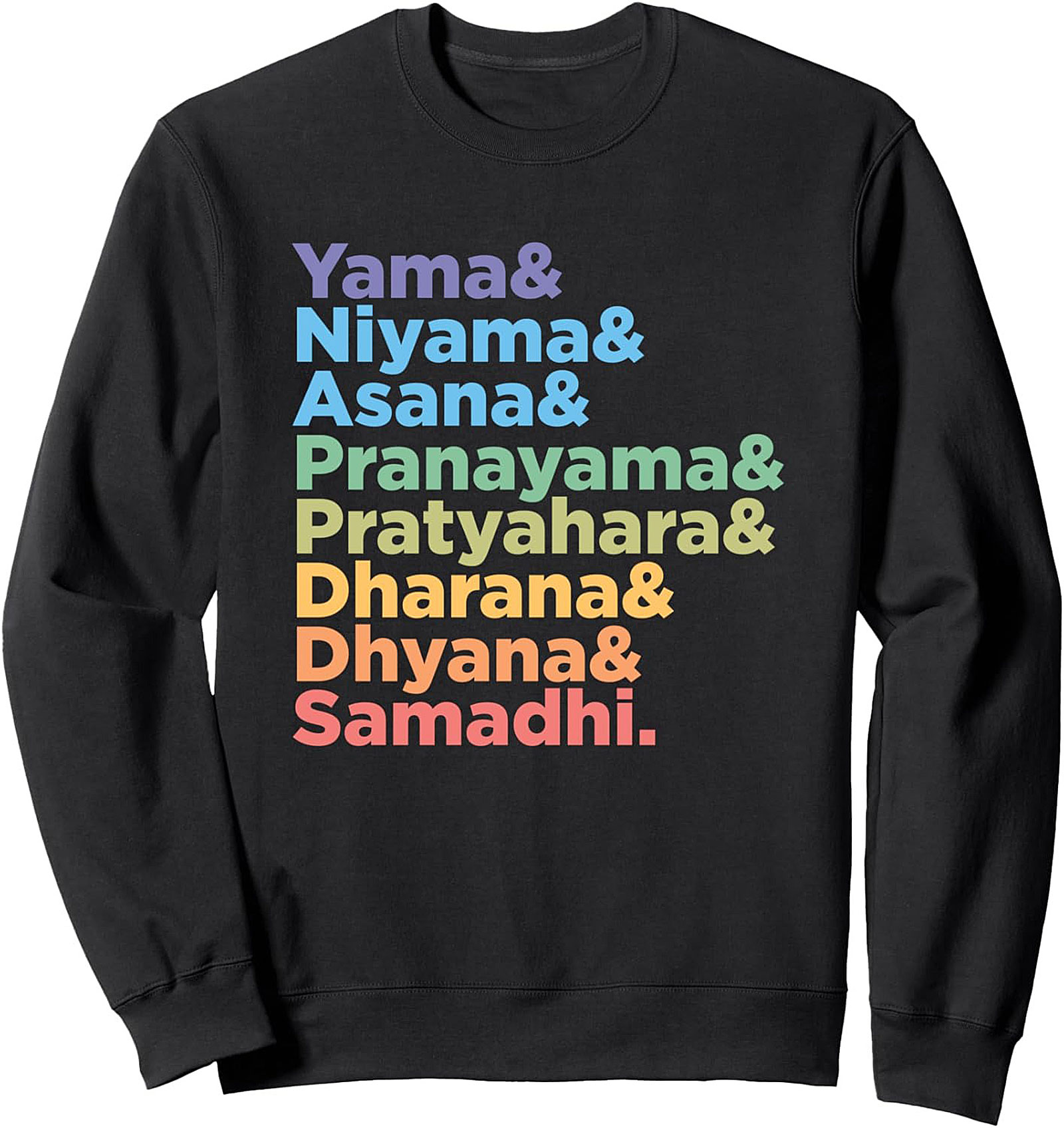Eight Limbs of Yoga Crewneck Ashtanga Pullover Gift
