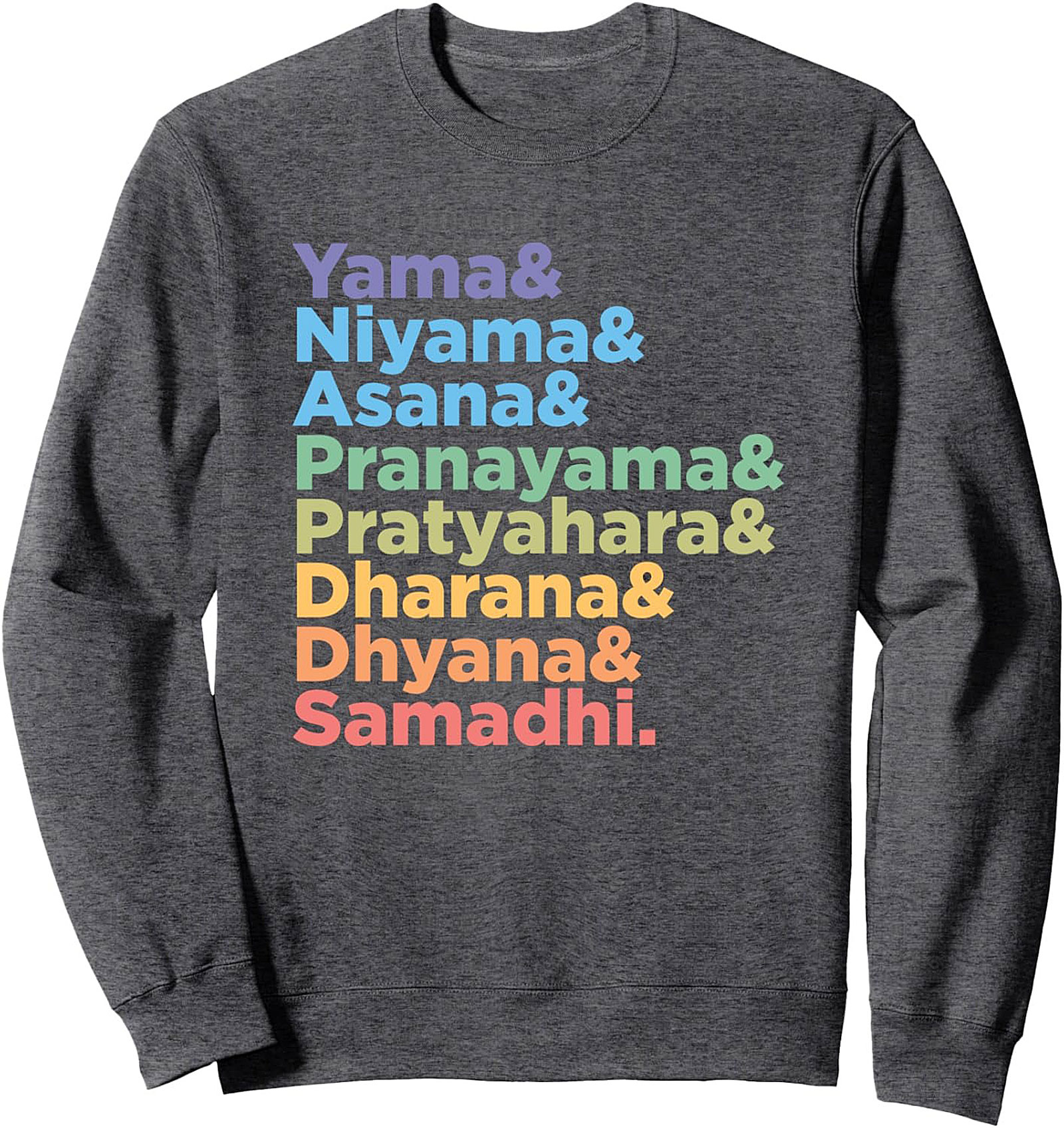 Eight Limbs of Yoga Crewneck Ashtanga Pullover Gift