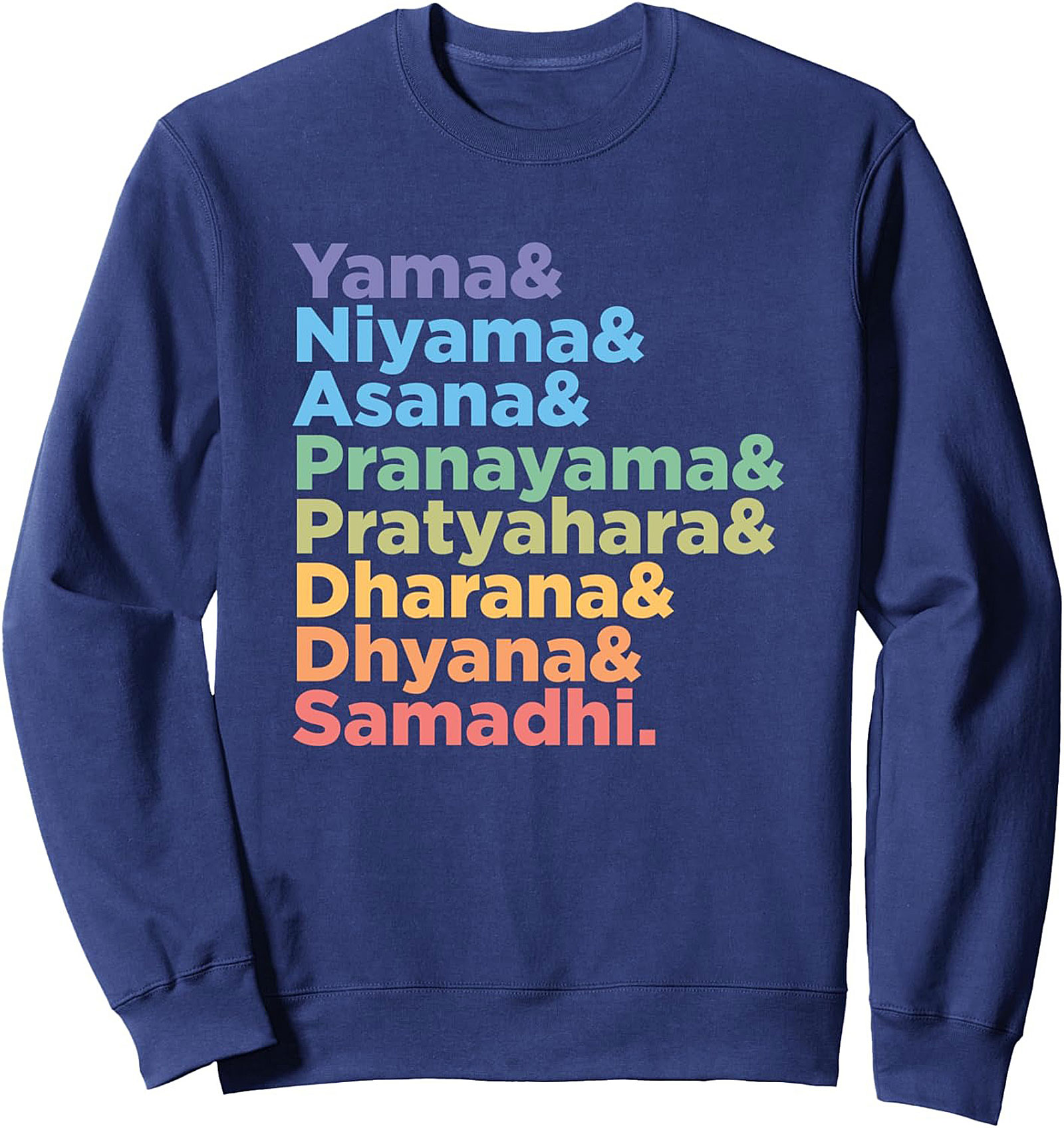 Eight Limbs of Yoga Crewneck Ashtanga Pullover Gift