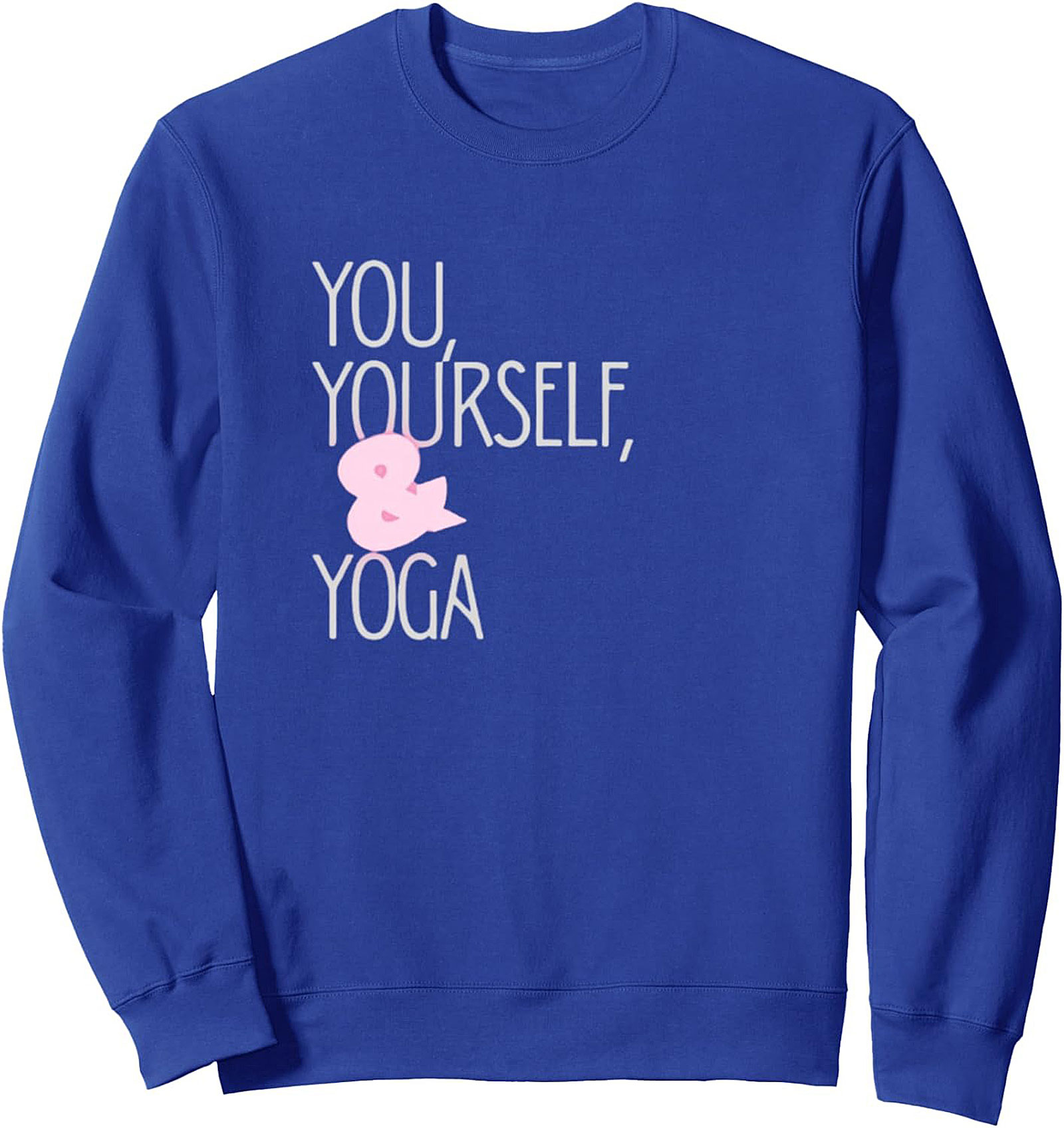Cozy YOU, YOURSELF, & YOGA Crewneck Sweatshirt Gift Idea