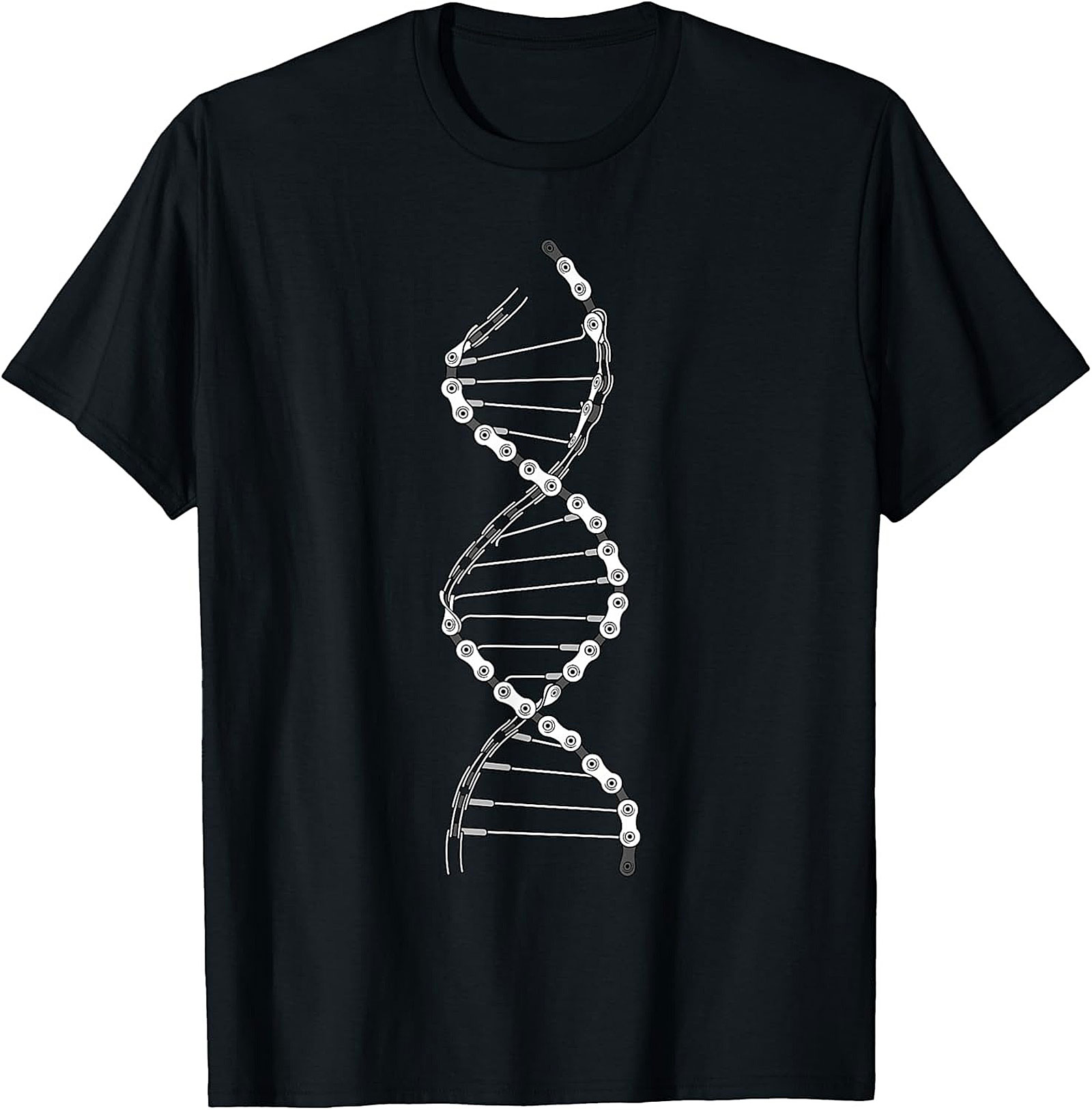 Cycling DNA Graphic Tee | Biker Chain Unisex Shirt