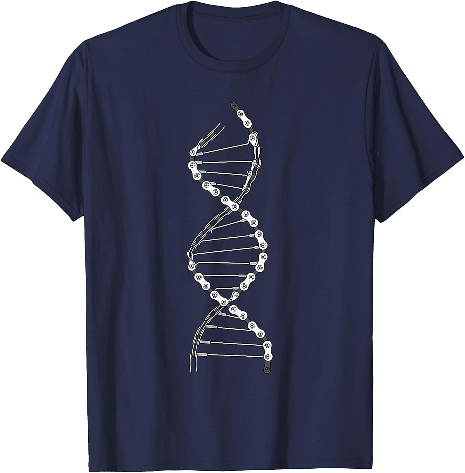Cycling DNA Graphic Tee | Biker Chain Unisex Shirt