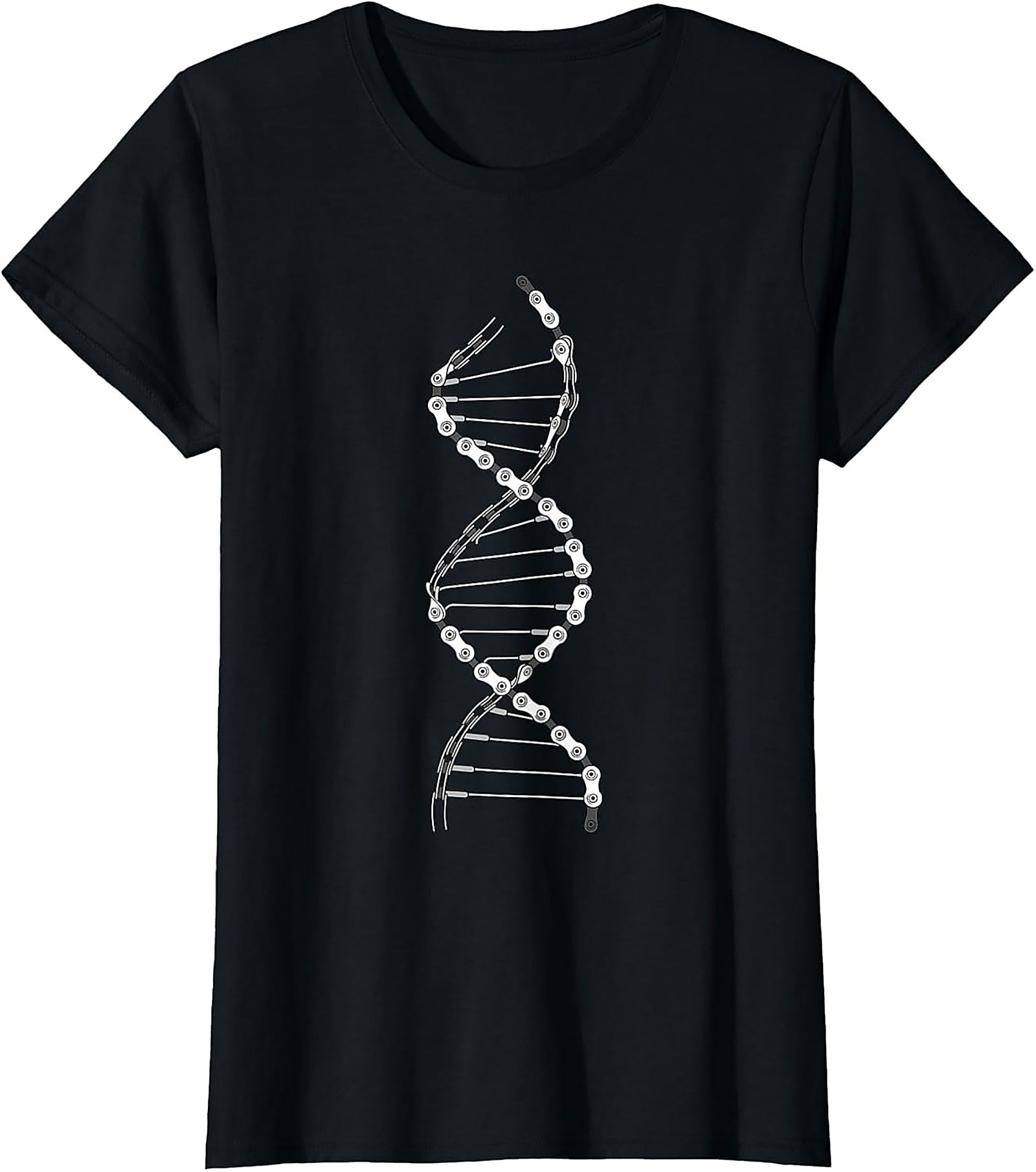 Cycling DNA Graphic Tee | Biker Chain Unisex Shirt
