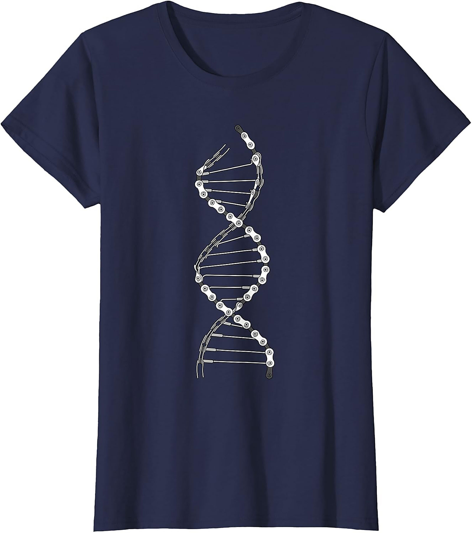 Cycling DNA Graphic Tee | Biker Chain Unisex Shirt