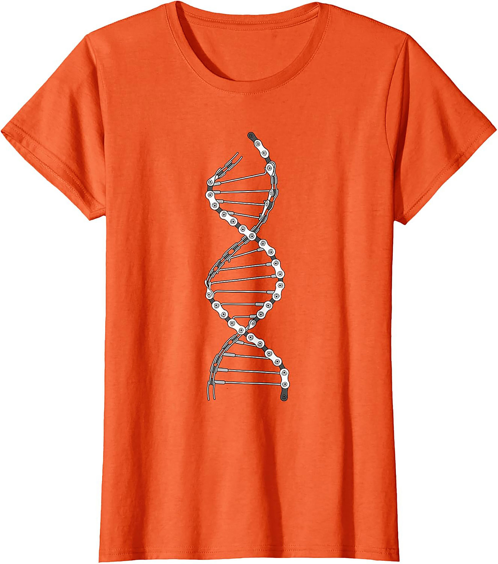 Cycling DNA Graphic Tee | Biker Chain Unisex Shirt