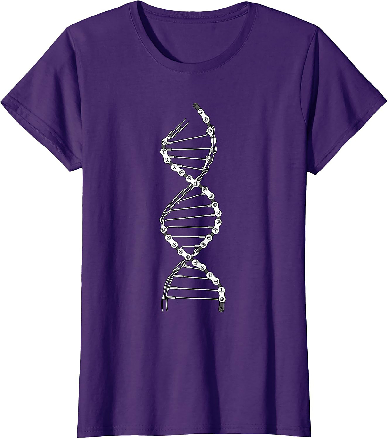 Cycling DNA Graphic Tee | Biker Chain Unisex Shirt