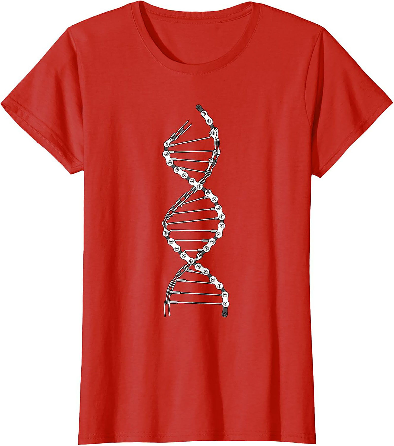 Cycling DNA Graphic Tee | Biker Chain Unisex Shirt