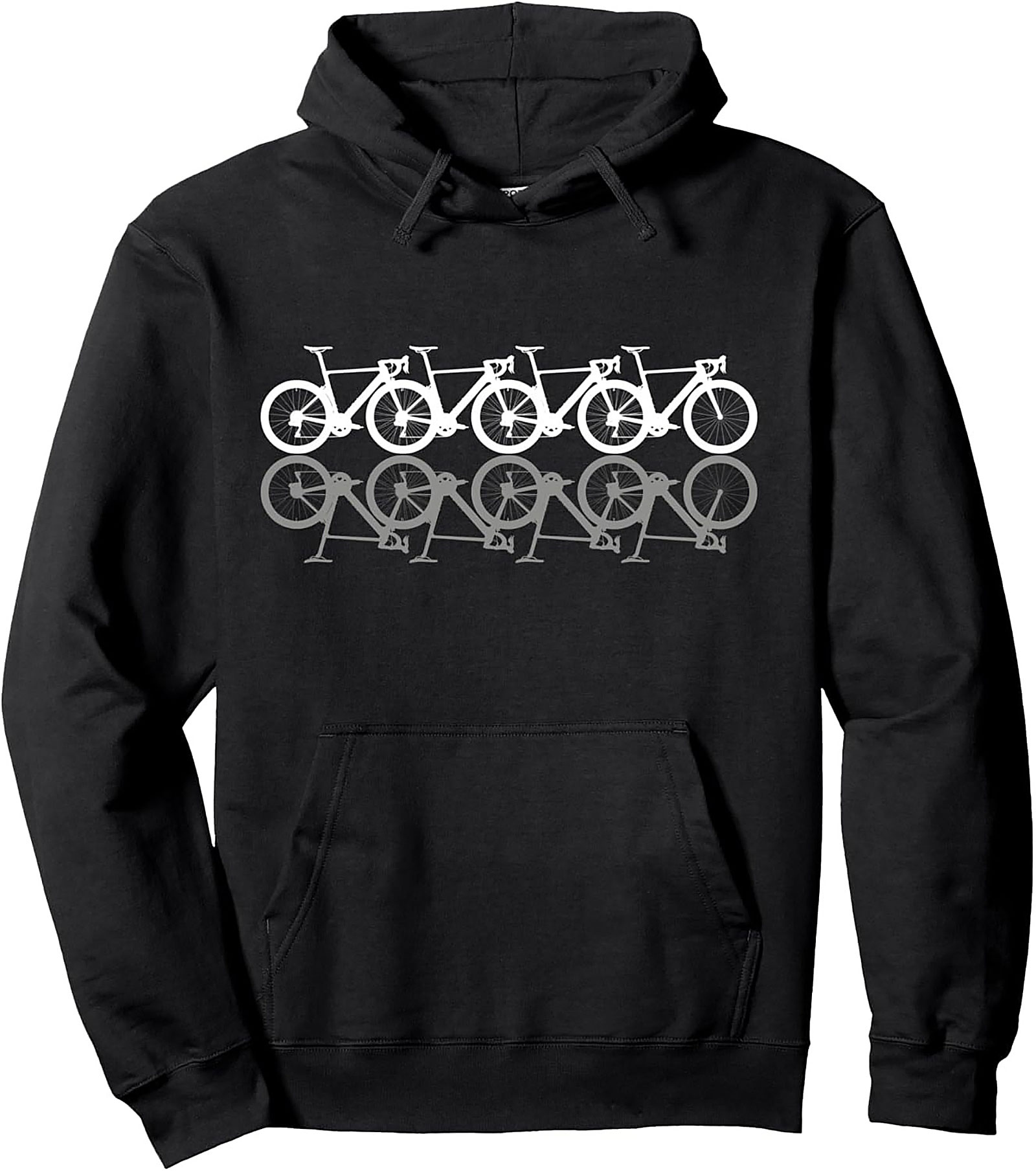Road Bike Pullover Hoodie | Cycling Streetwear | Cozy Fleece