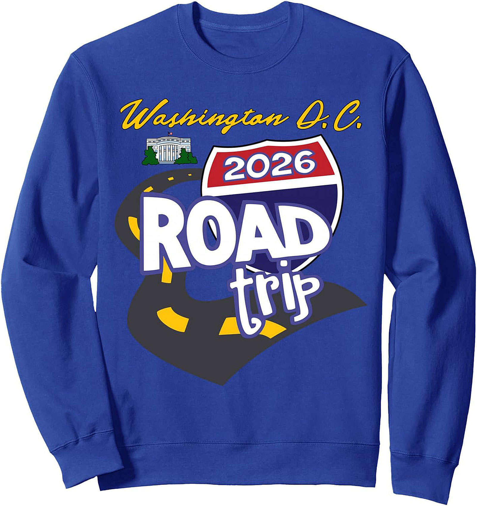 DC 2026 Road Trip Crewneck Sweatshirt Unisex Pullover Gift
