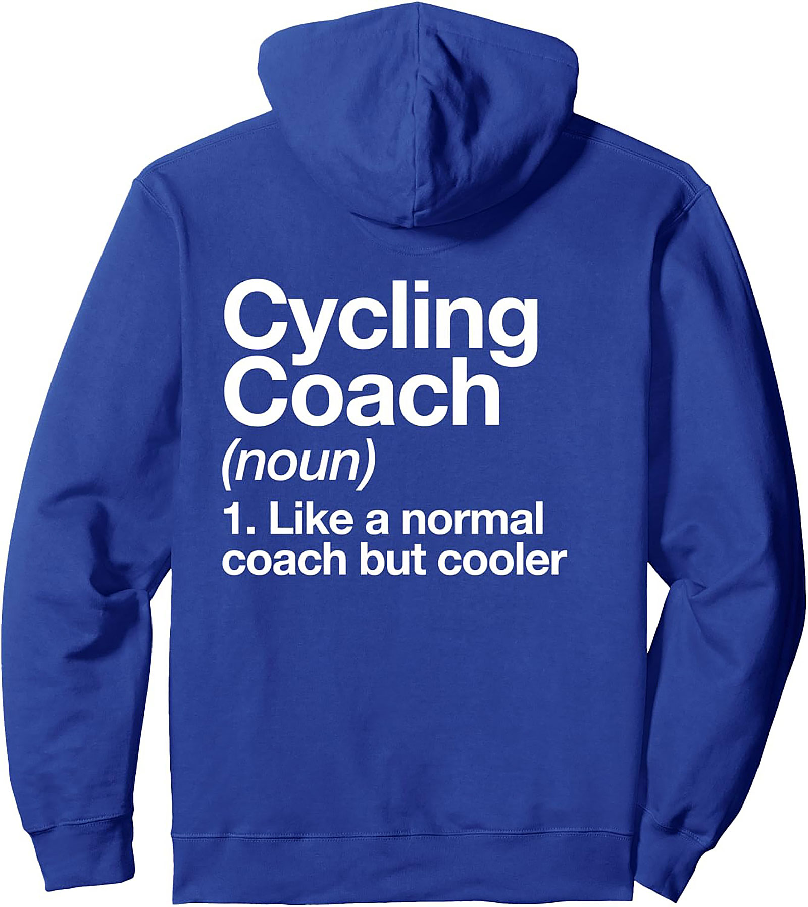 Cycling Coach Pullover Hoodie – Funny Definition Gift