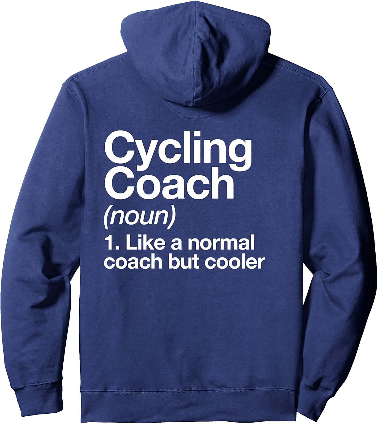 Cycling Coach Pullover Hoodie – Funny Definition Gift