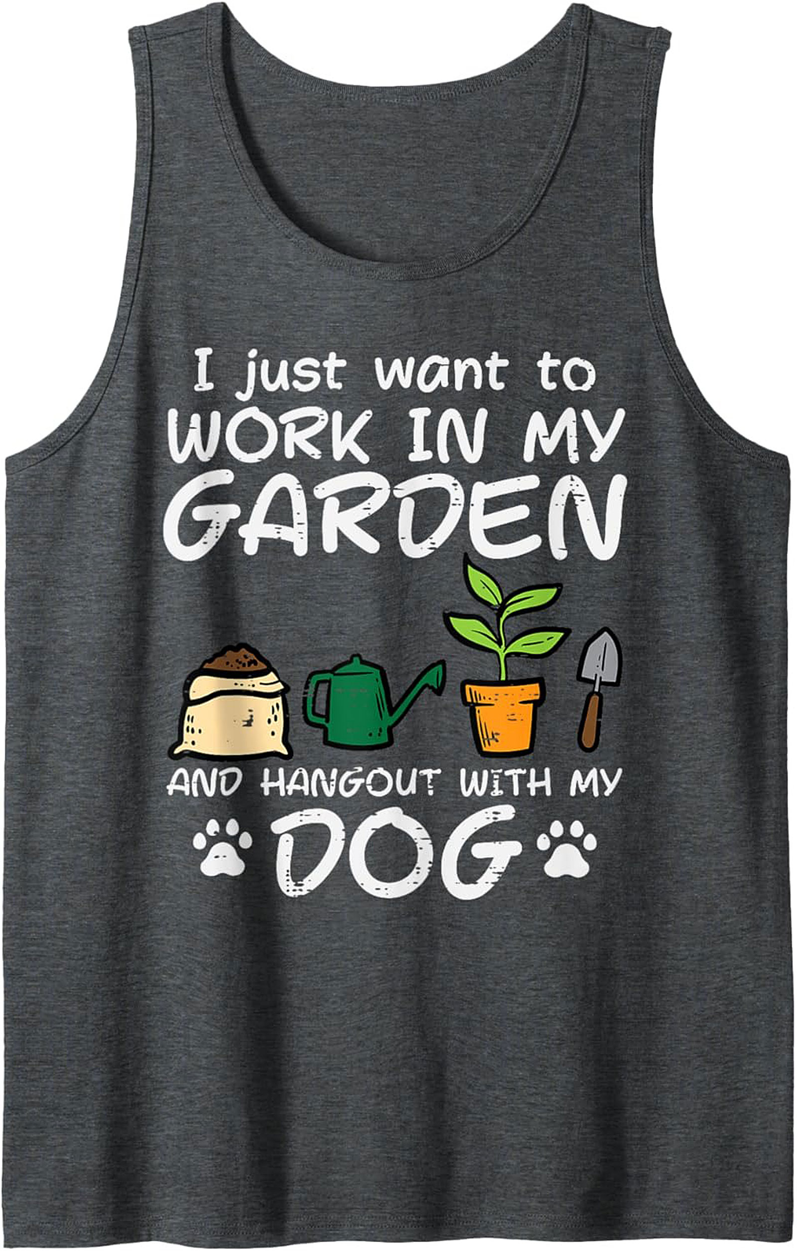 Gardener Dog Lover Tank Top Summer Sleeveless Shirt