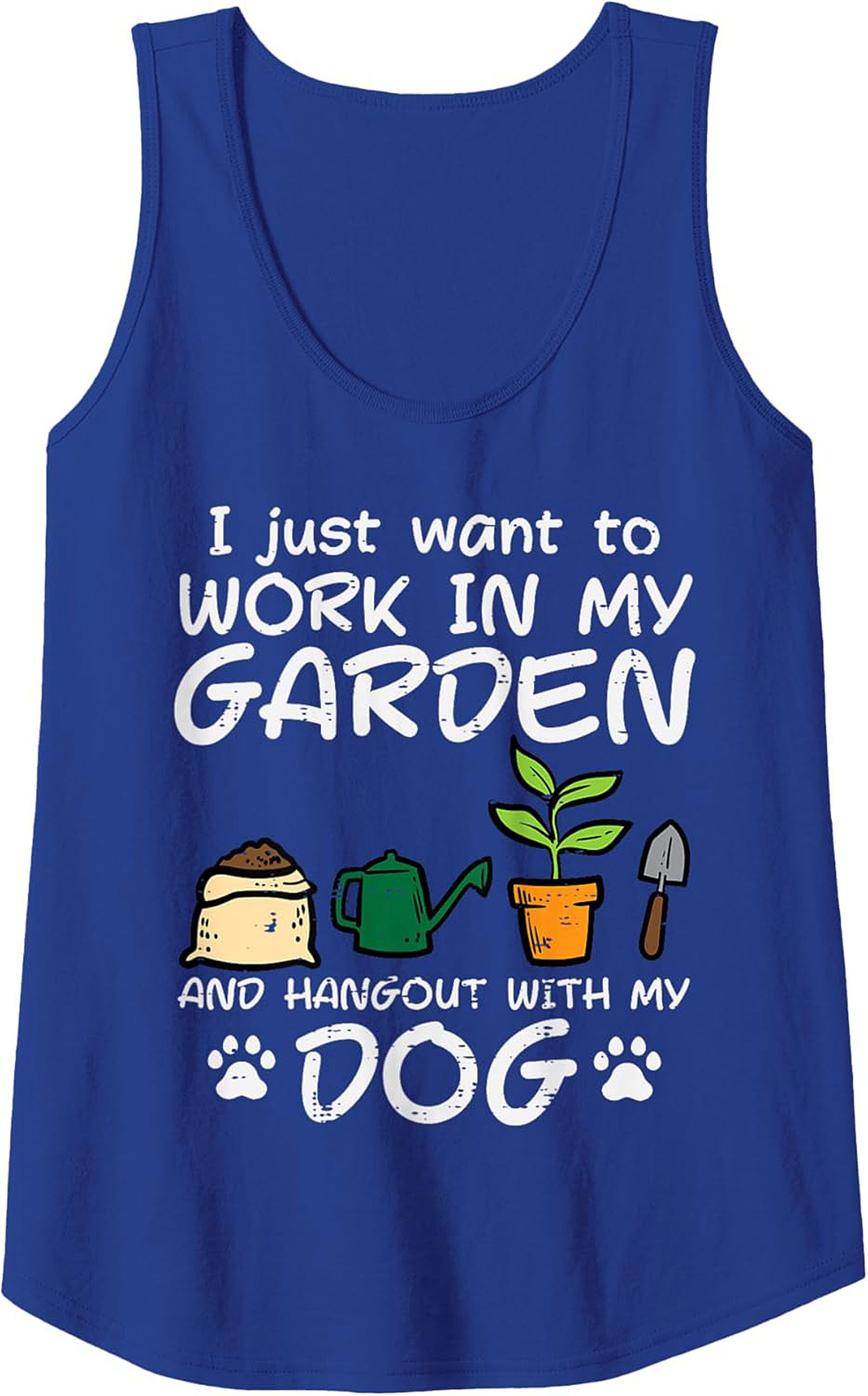 Gardener Dog Lover Tank Top Summer Sleeveless Shirt