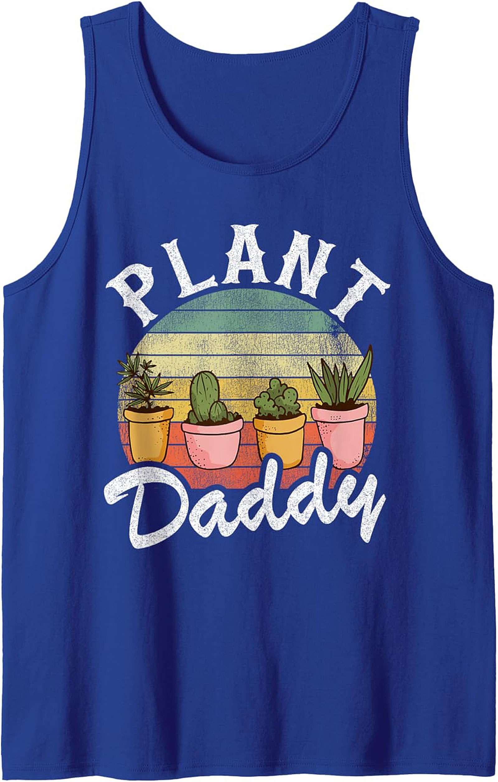Plant Daddy Tank Top |Vintage Succulent Sleeveless Shirt