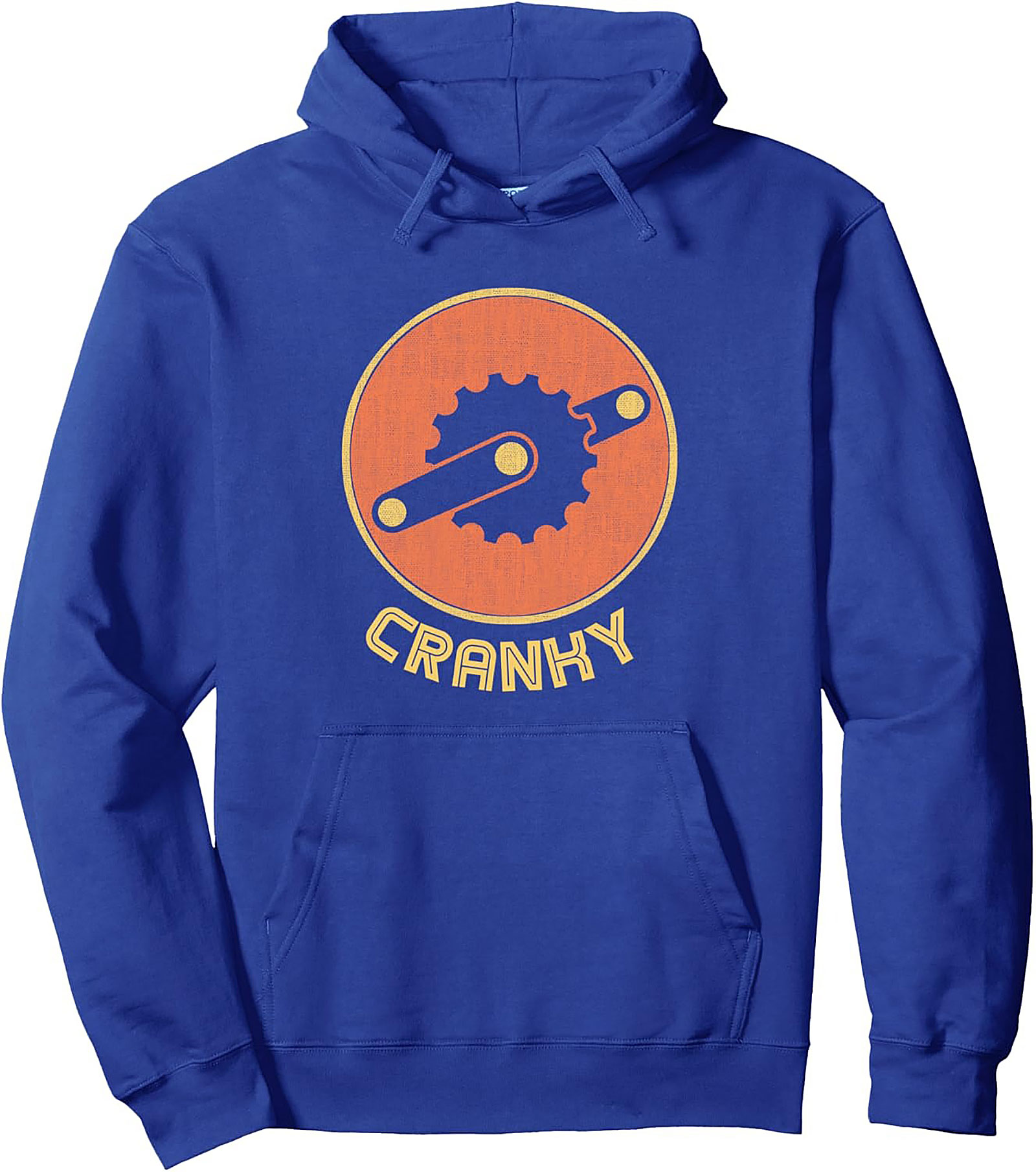 Cranky Cycling Graphic Hoodie | Retro Pullover Gift