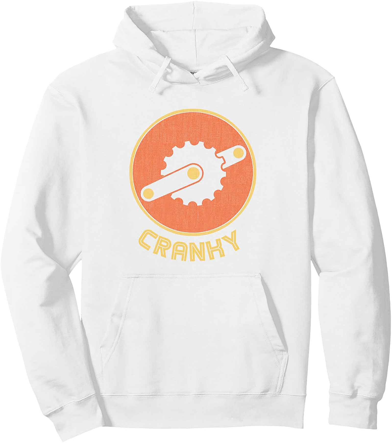 Cranky Cycling Graphic Hoodie | Retro Pullover Gift
