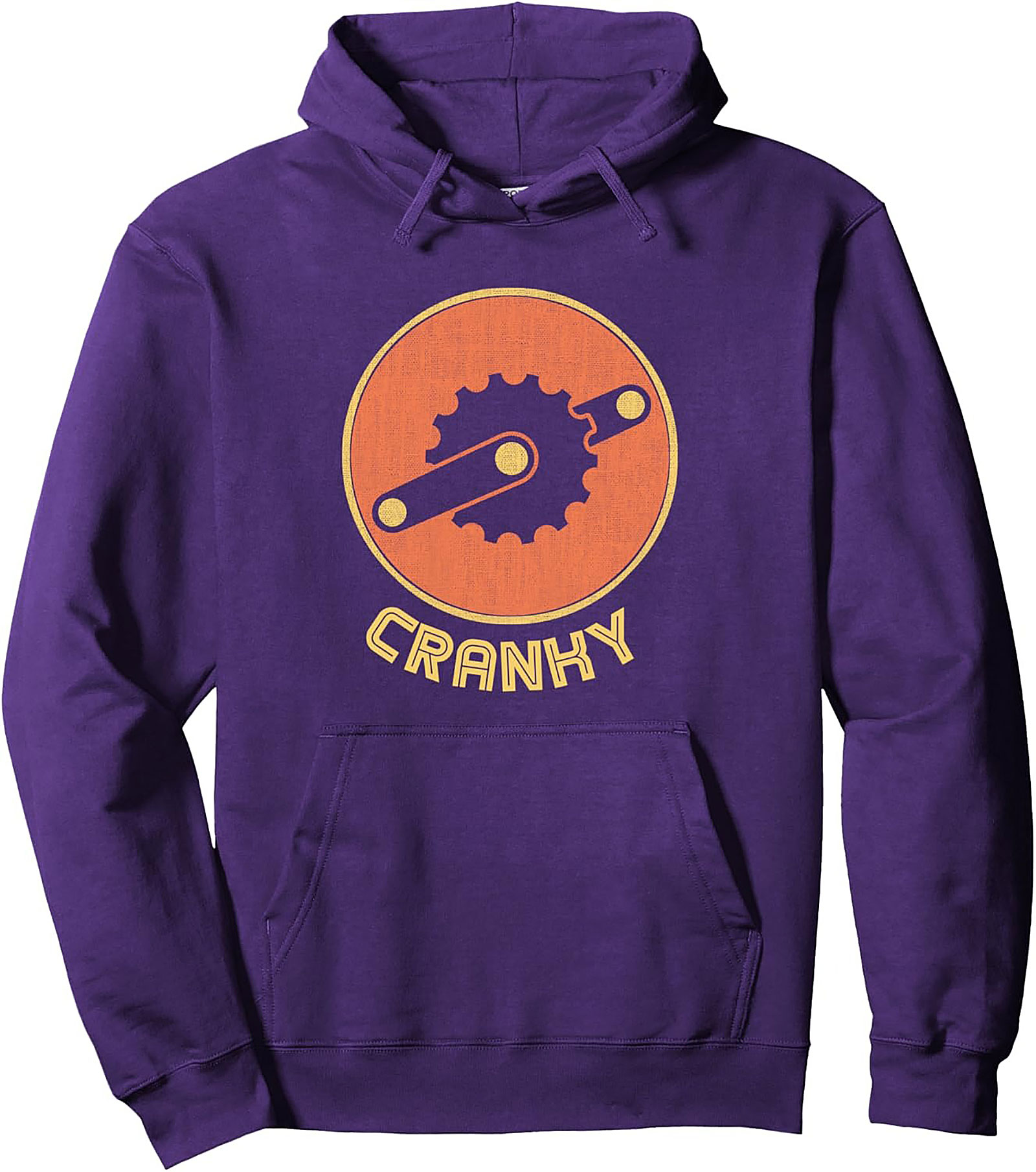 Cranky Cycling Graphic Hoodie | Retro Pullover Gift