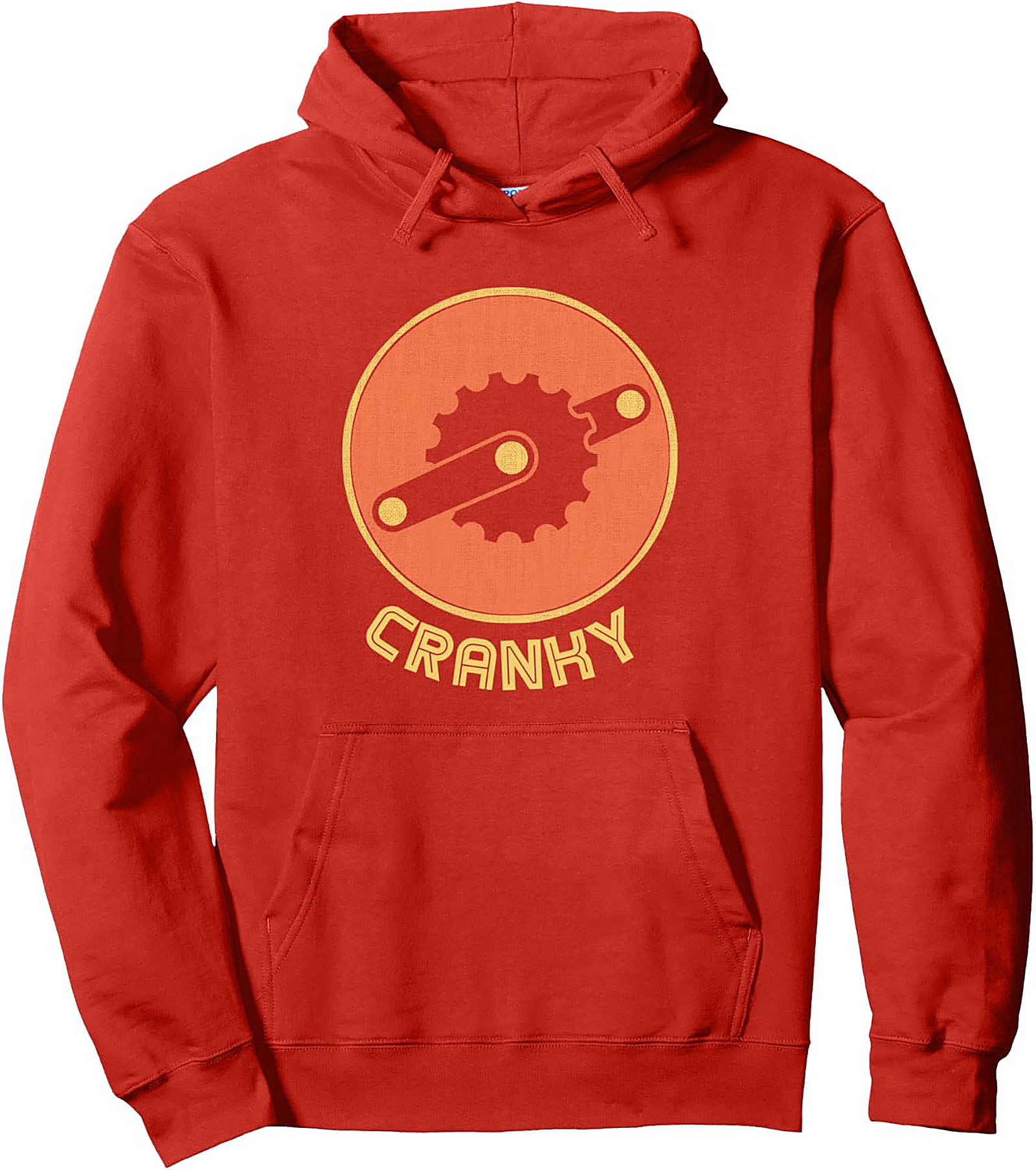 Cranky Cycling Graphic Hoodie | Retro Pullover Gift