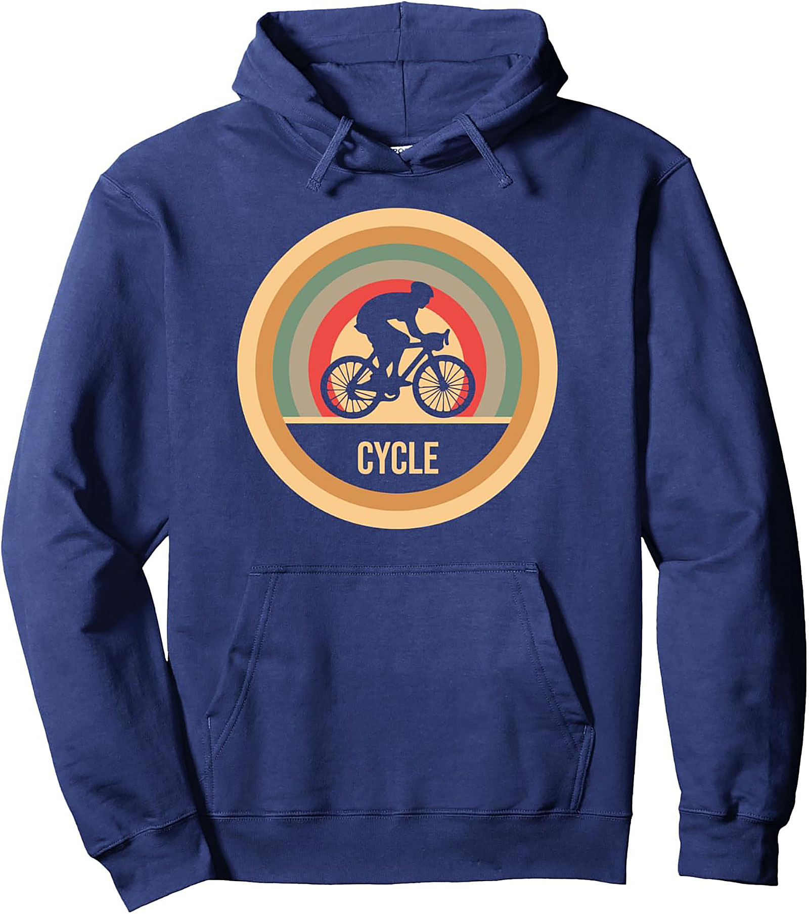 Vintage Cycling Graphic Hoodie | Cozy Pullover Gift