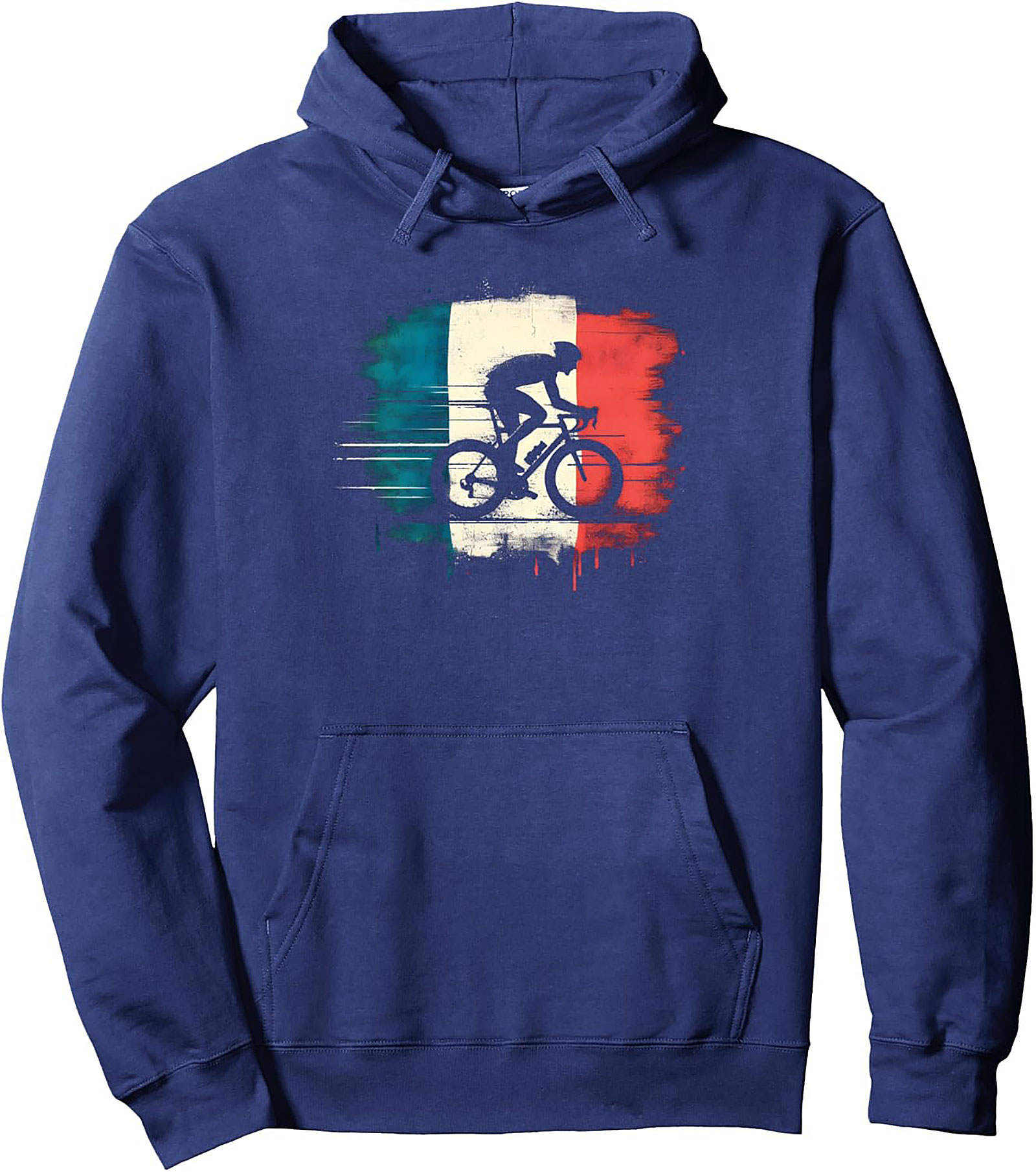 French Cycling Pullover Hoodie | Road Racer Graphic Gift