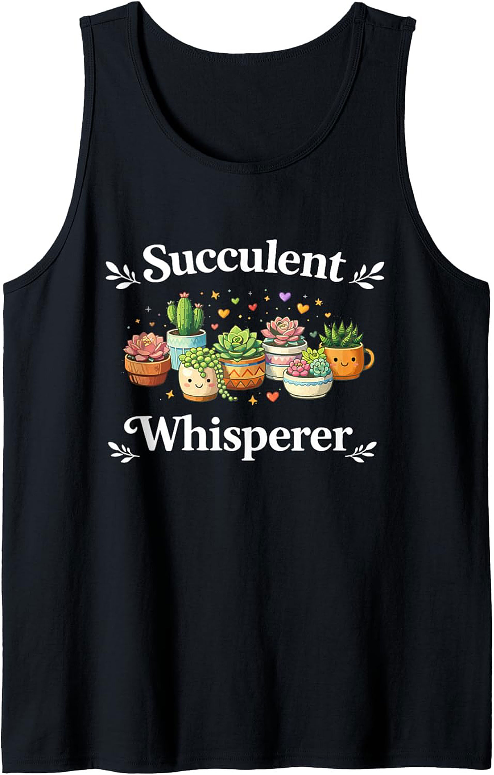 Succulent Whisperer Graphic Tank Top Plant Lover Gift
