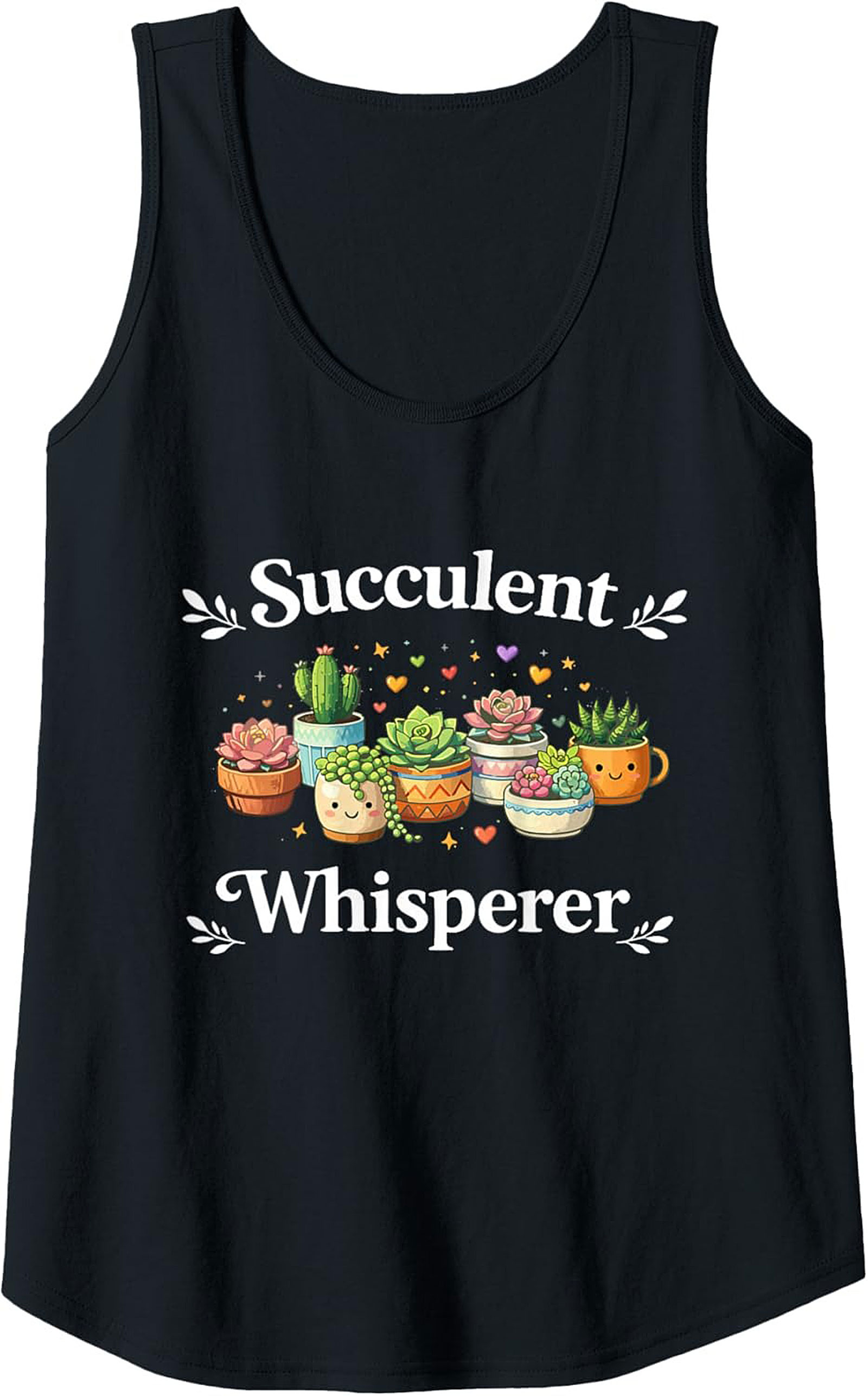 Succulent Whisperer Graphic Tank Top Plant Lover Gift