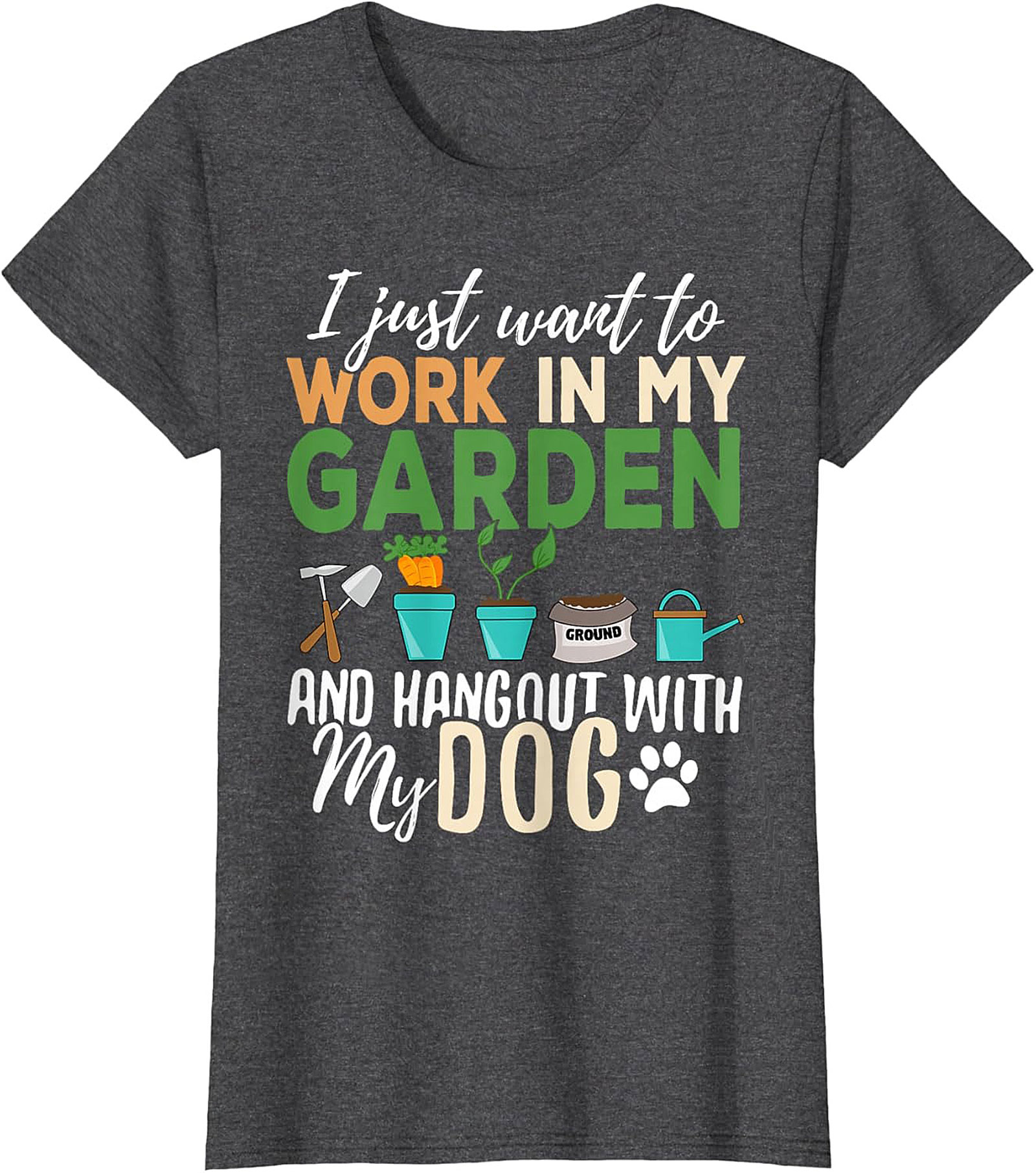 Funny Gardener Dog T-shirt – Garden & Dog Lover Tee
